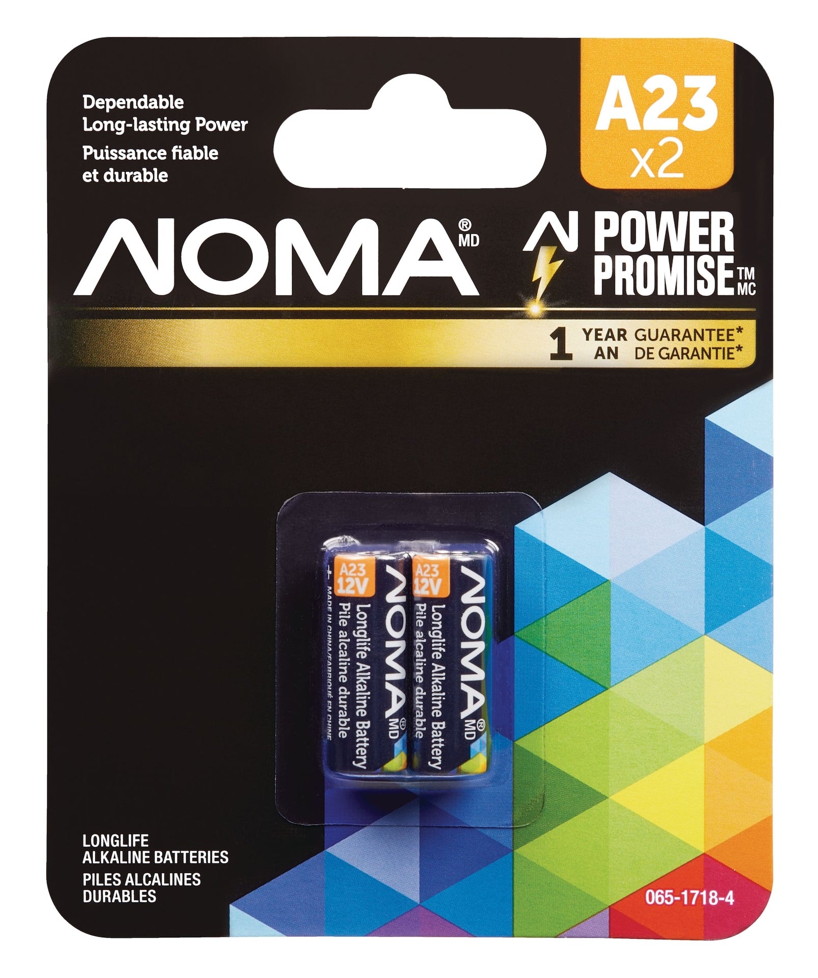 NOMA A23 12V / 12 Volt Alkalibatterien, 2-pk