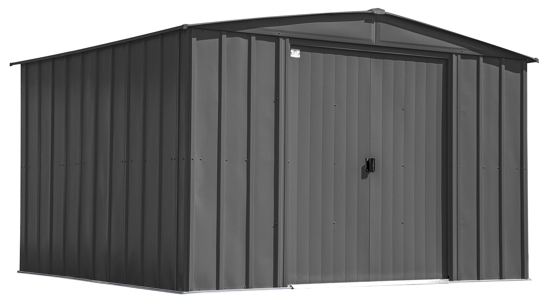 Arrow klassisches verzinktes Stahllagerhaus, Holzkohle, 10-ft x 12-ft