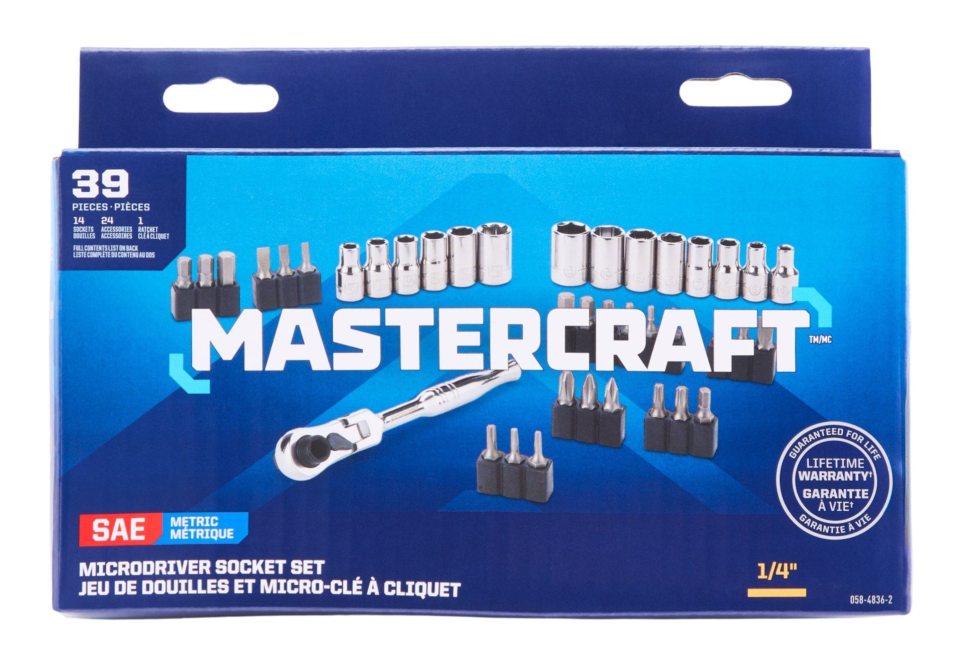 Mastercraft 39 Stück 1/4 Mikroratsche/Fahrersatz
