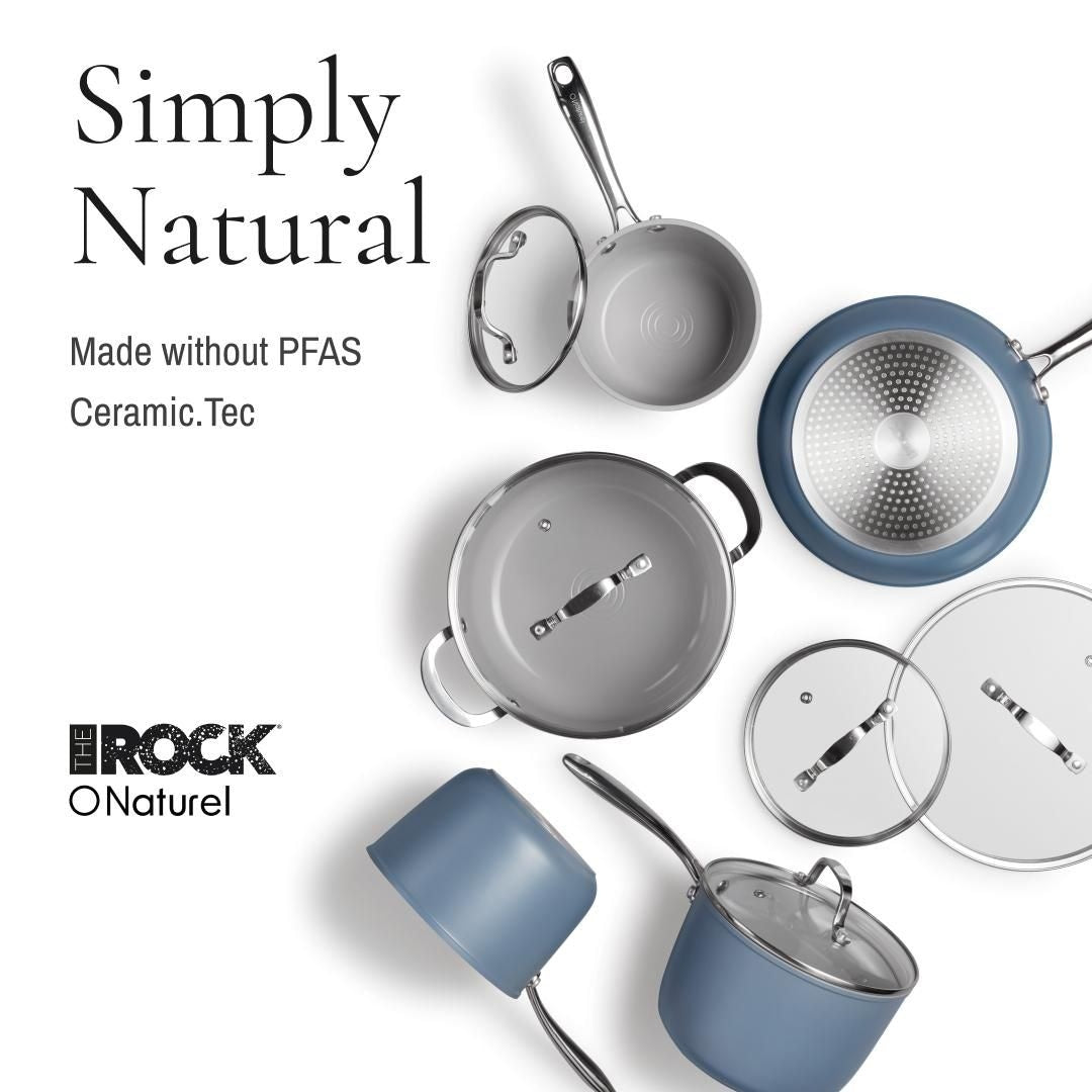 Heritage The Rock o natürliches keramisches Antihaft-Kochset, 10-pc