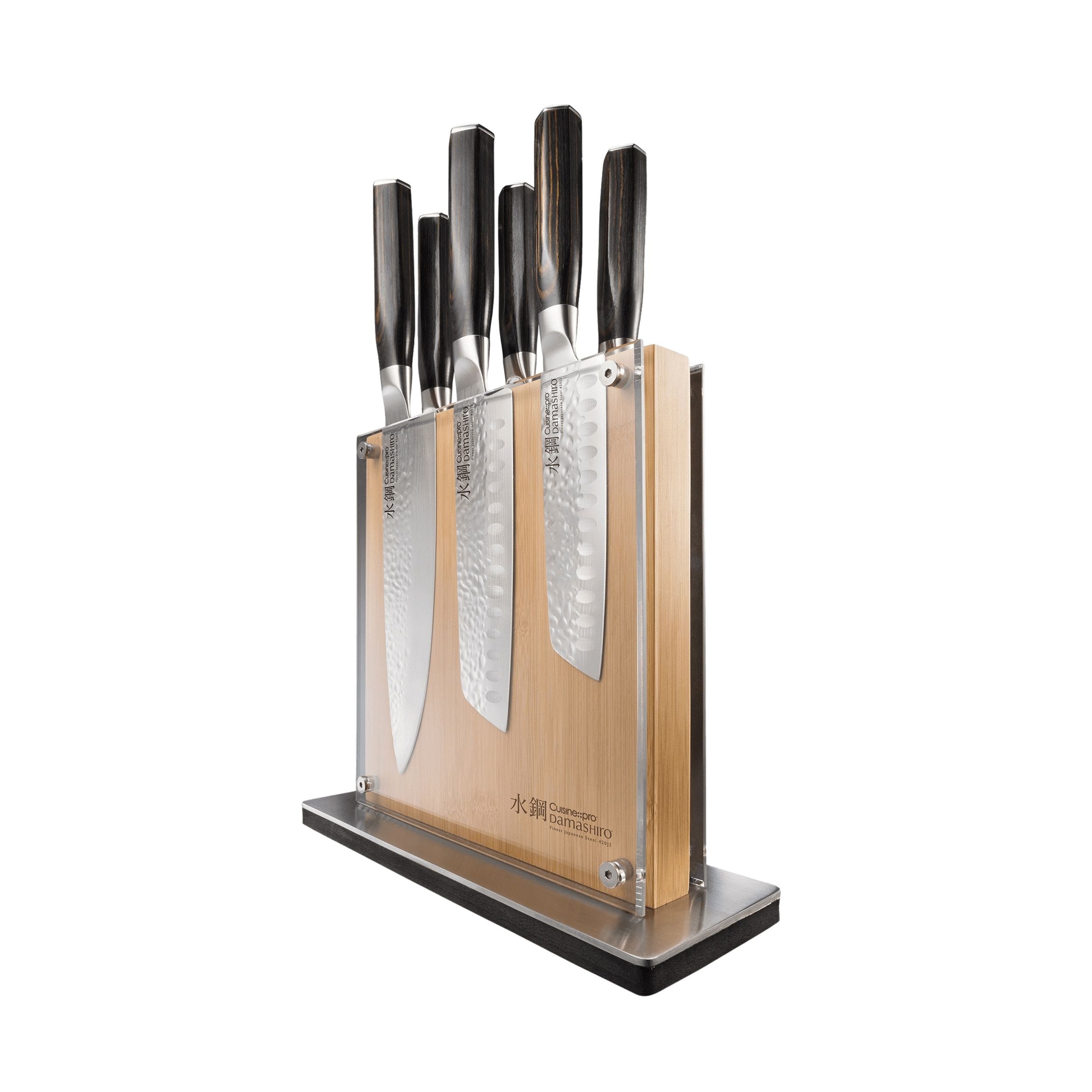 CUISINE PRO DAMASHIRO Kaiser SHI 7PC Messerblock