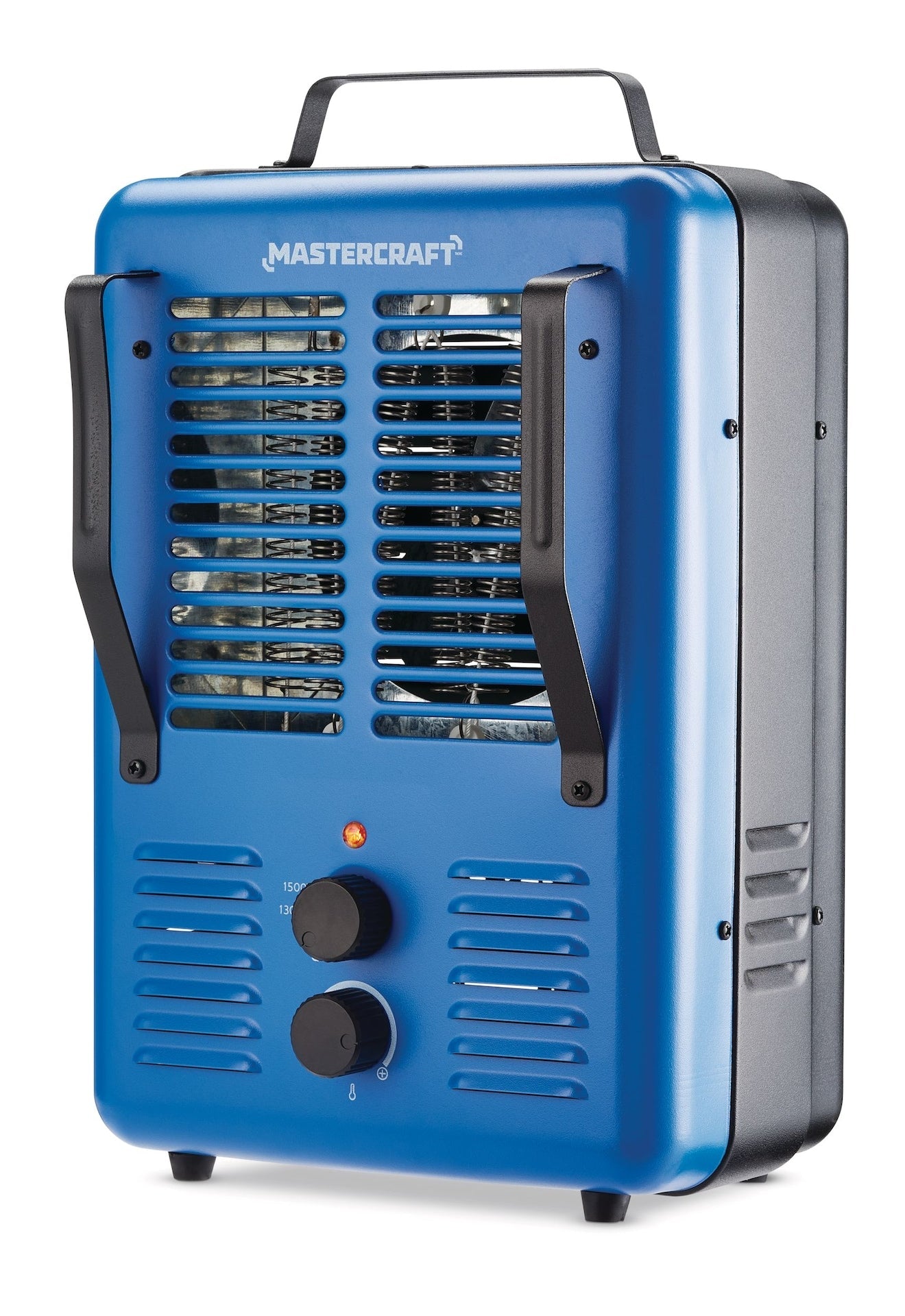 Mastercraft Deluxe-Milchhaus-Raumheizung mit Thermostat, 1500W, blau