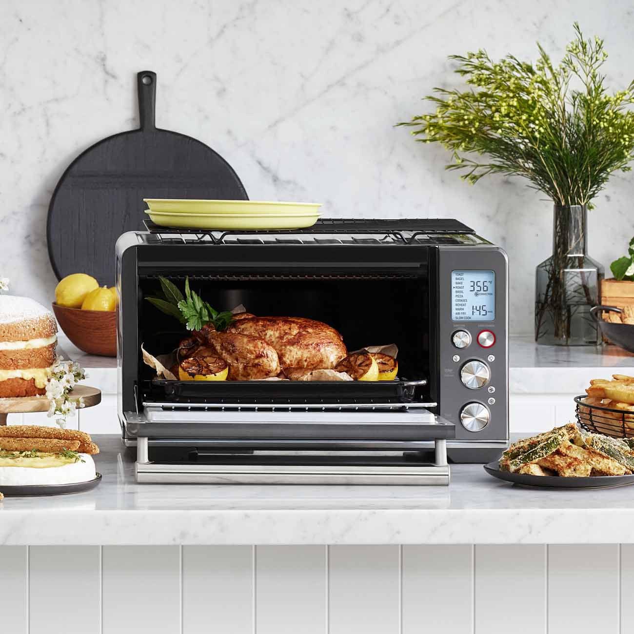 Breville intelligente Backofenluftfritteuse, gebürstet aus nicht rostendem Stahl