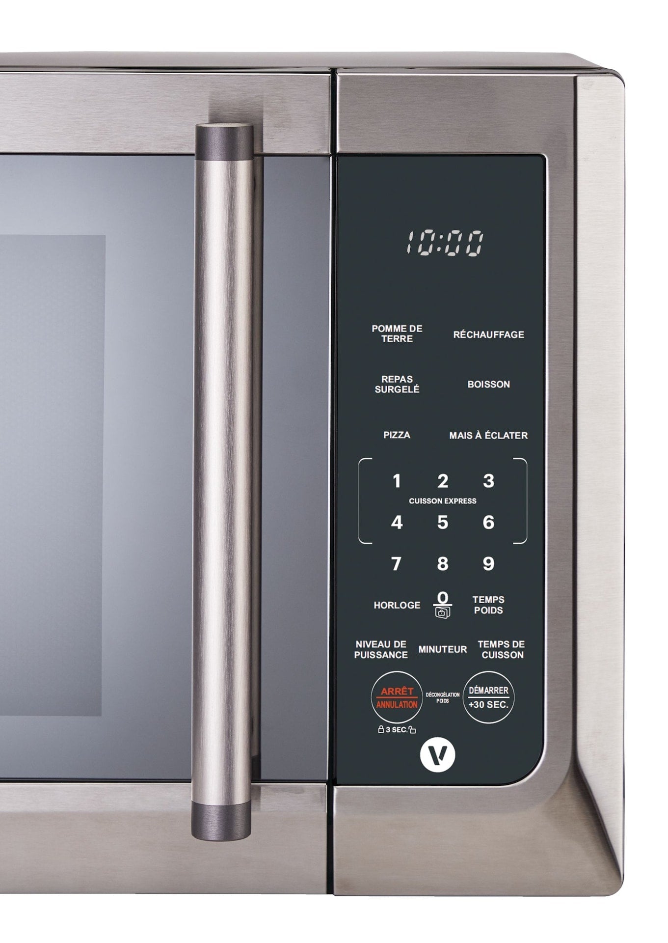Vida Mikrowelle, Edelstahl, 1,1-cu-ft