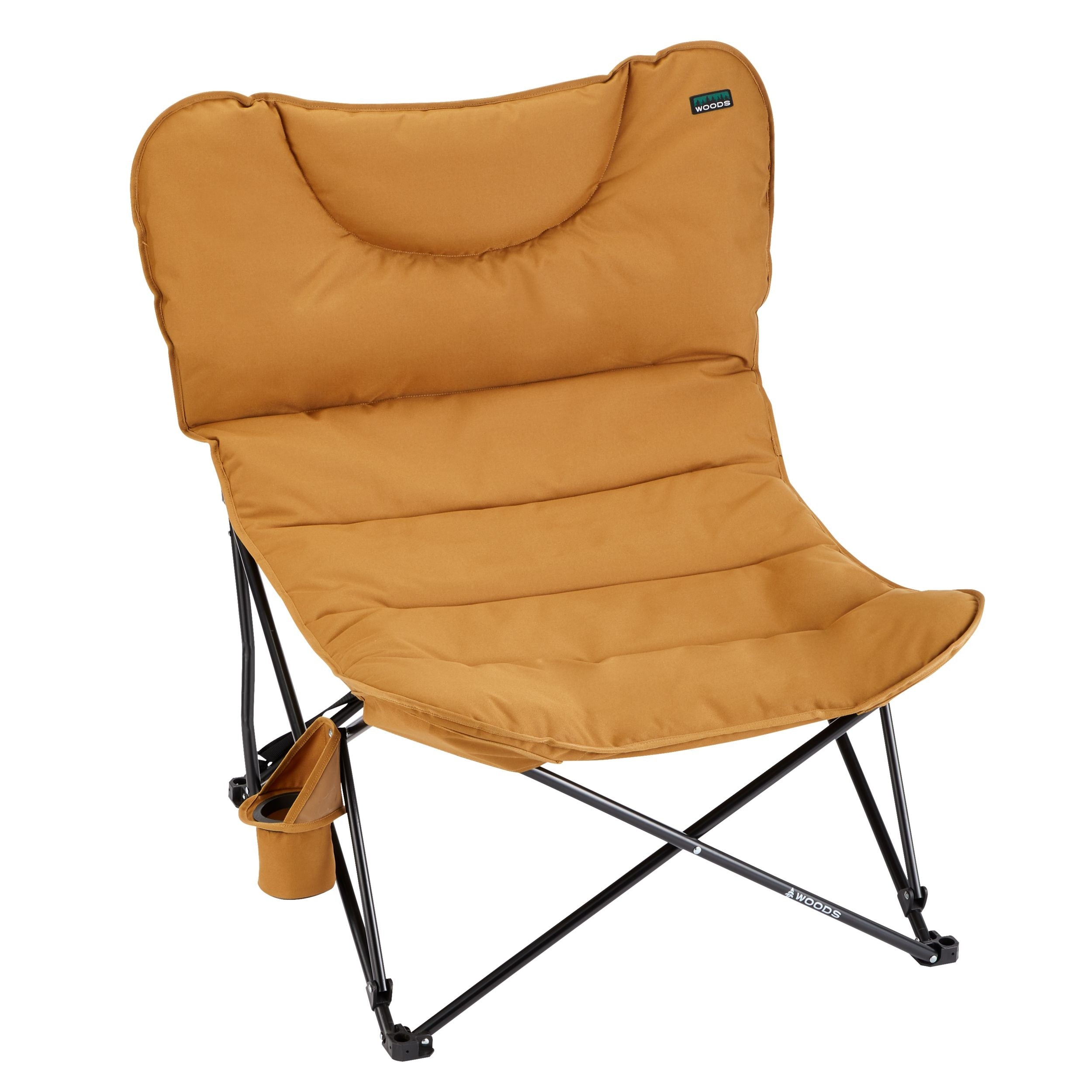Woods Mammutfalt-Campingstuhl mit Becherhalter, Dijon