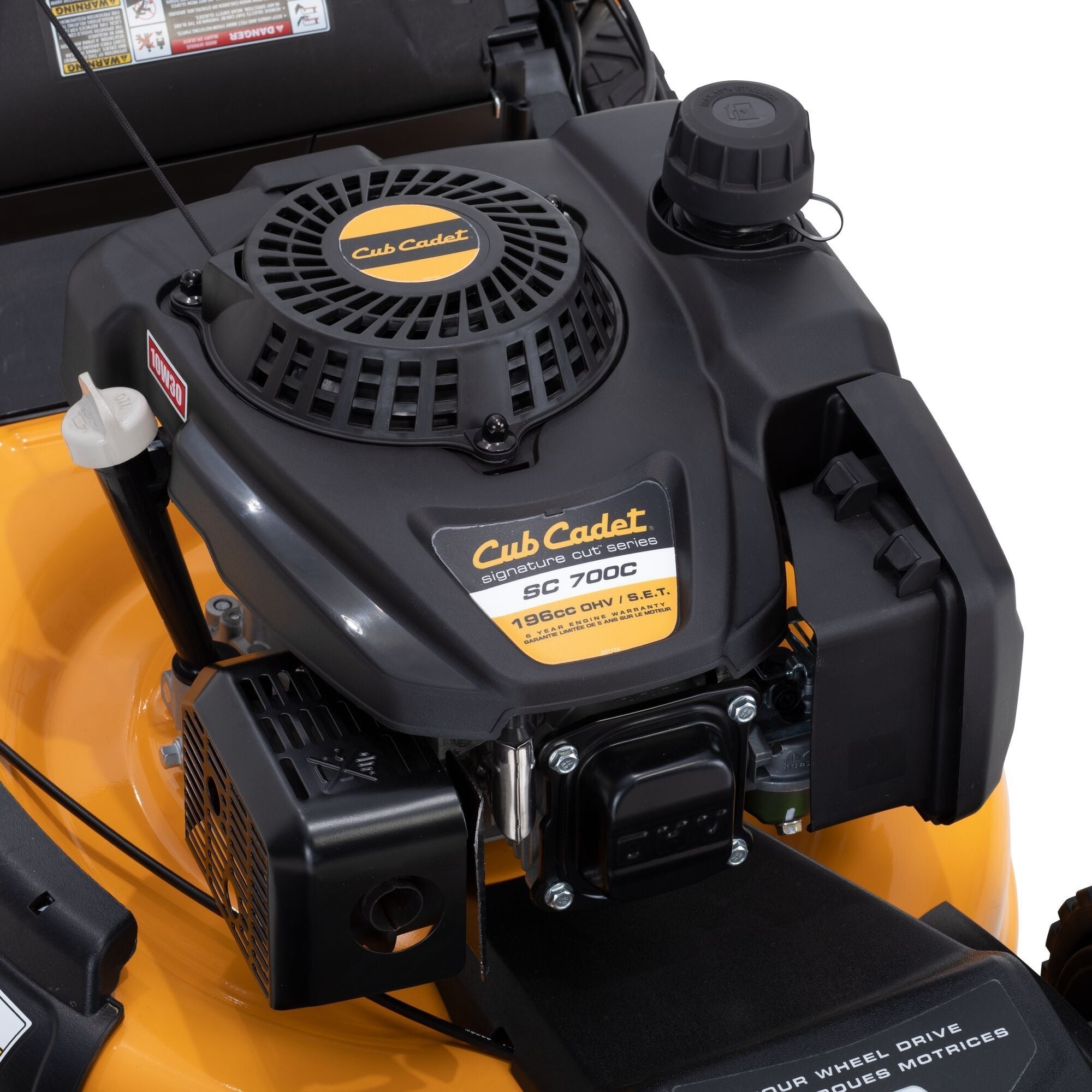 Cub Kadett 196cc 3-in-1-Gasmotor AWD gehen hinter selbstfahrenden Mäher, 21-in