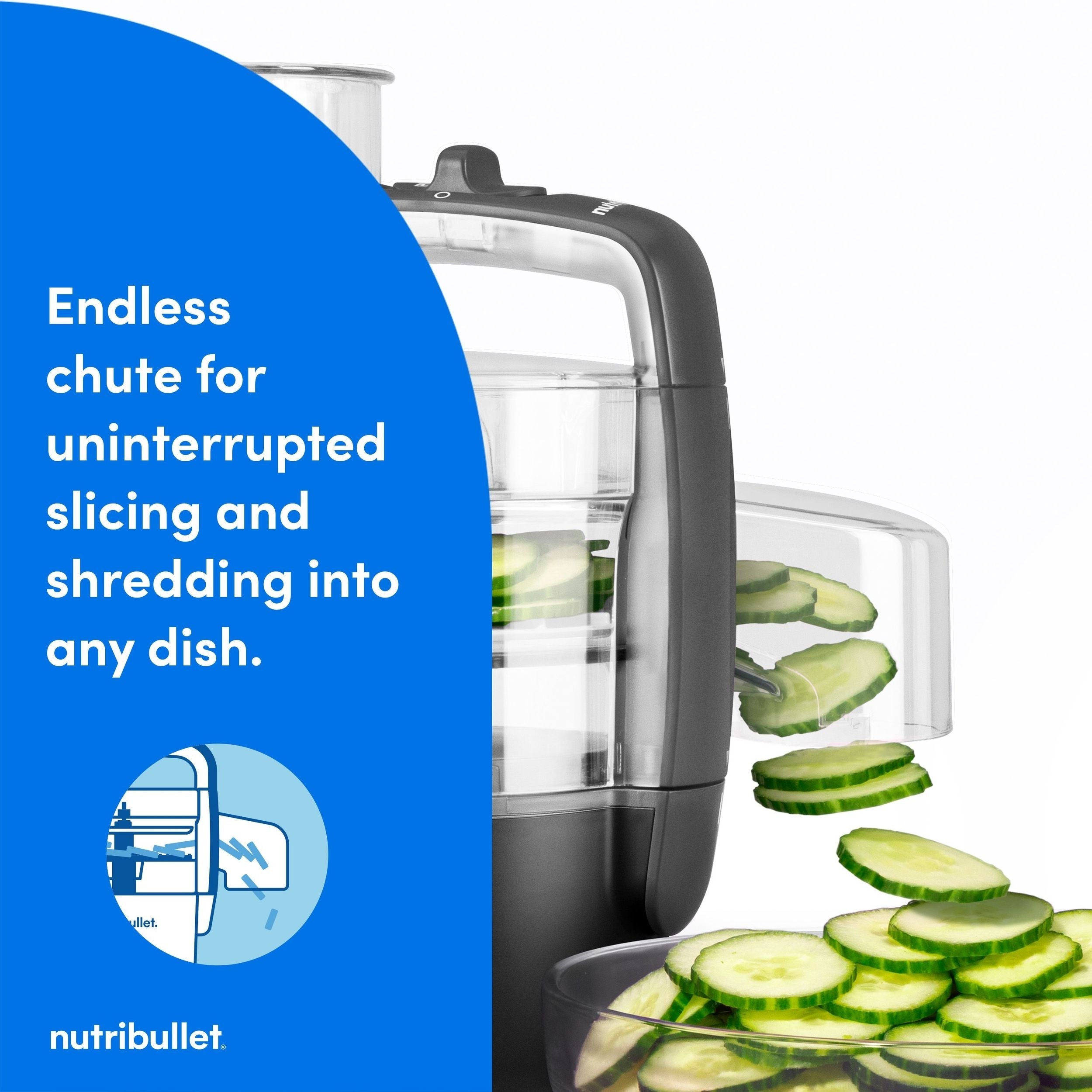 Nutribullet grenzenlose Küchenmaschine, schwarz