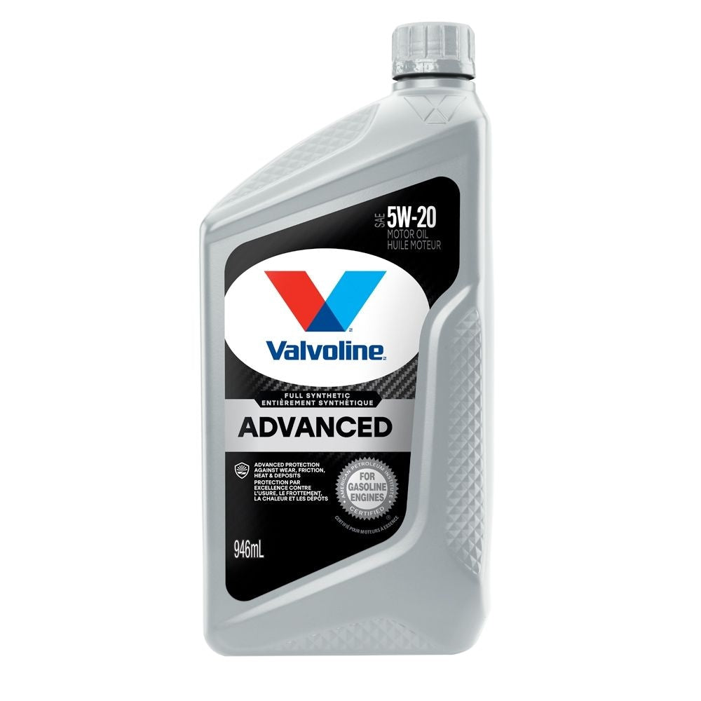 Valvoline 5W20 fortgeschrittenes synthetisches Motor-/Motoröl, 946-mL