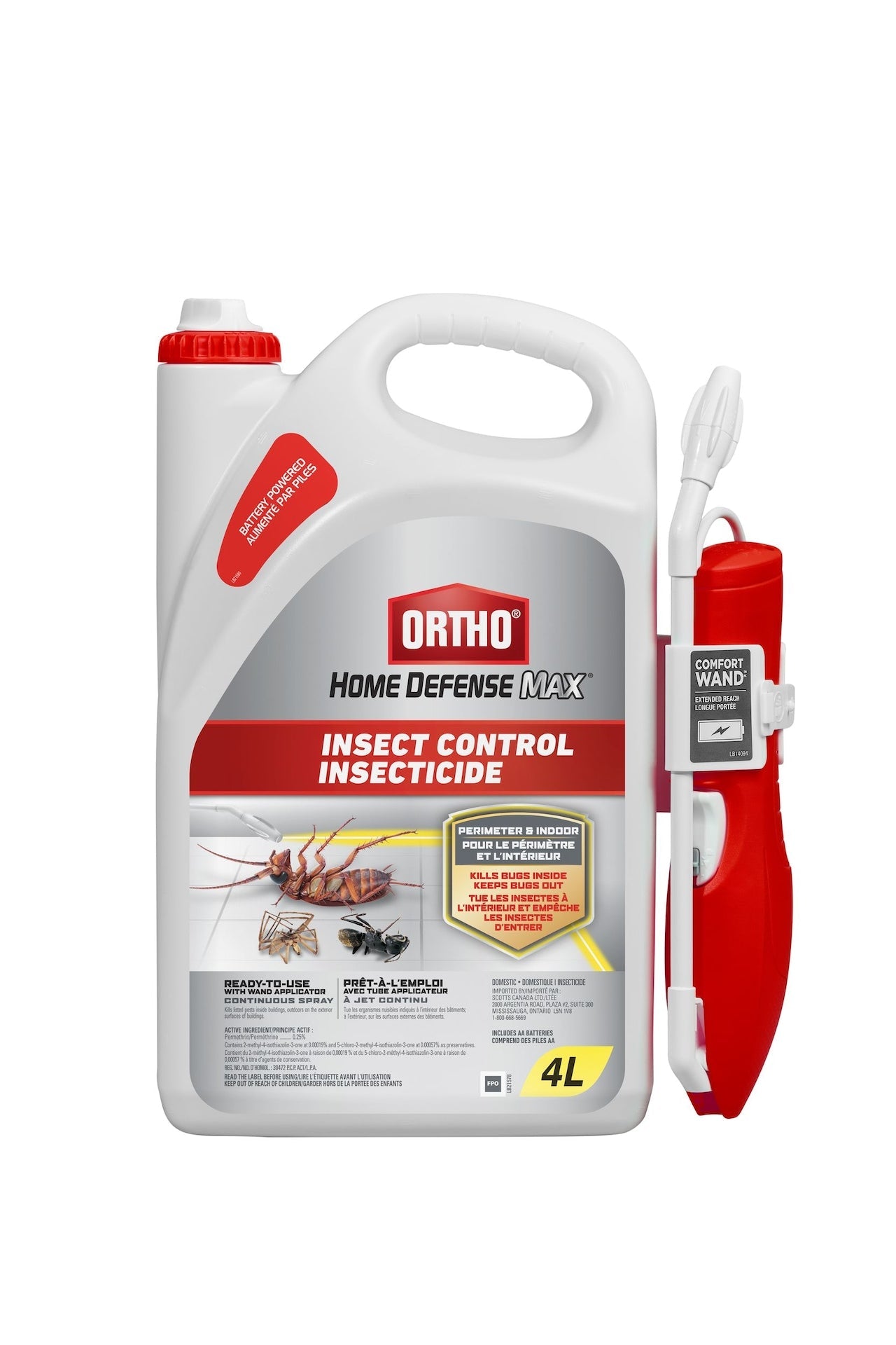 Ortho Home Defense MAX Perimeter & Indoor Liquid Ready-to-use Insektenbekämpfung, Insektizid, 4-L
