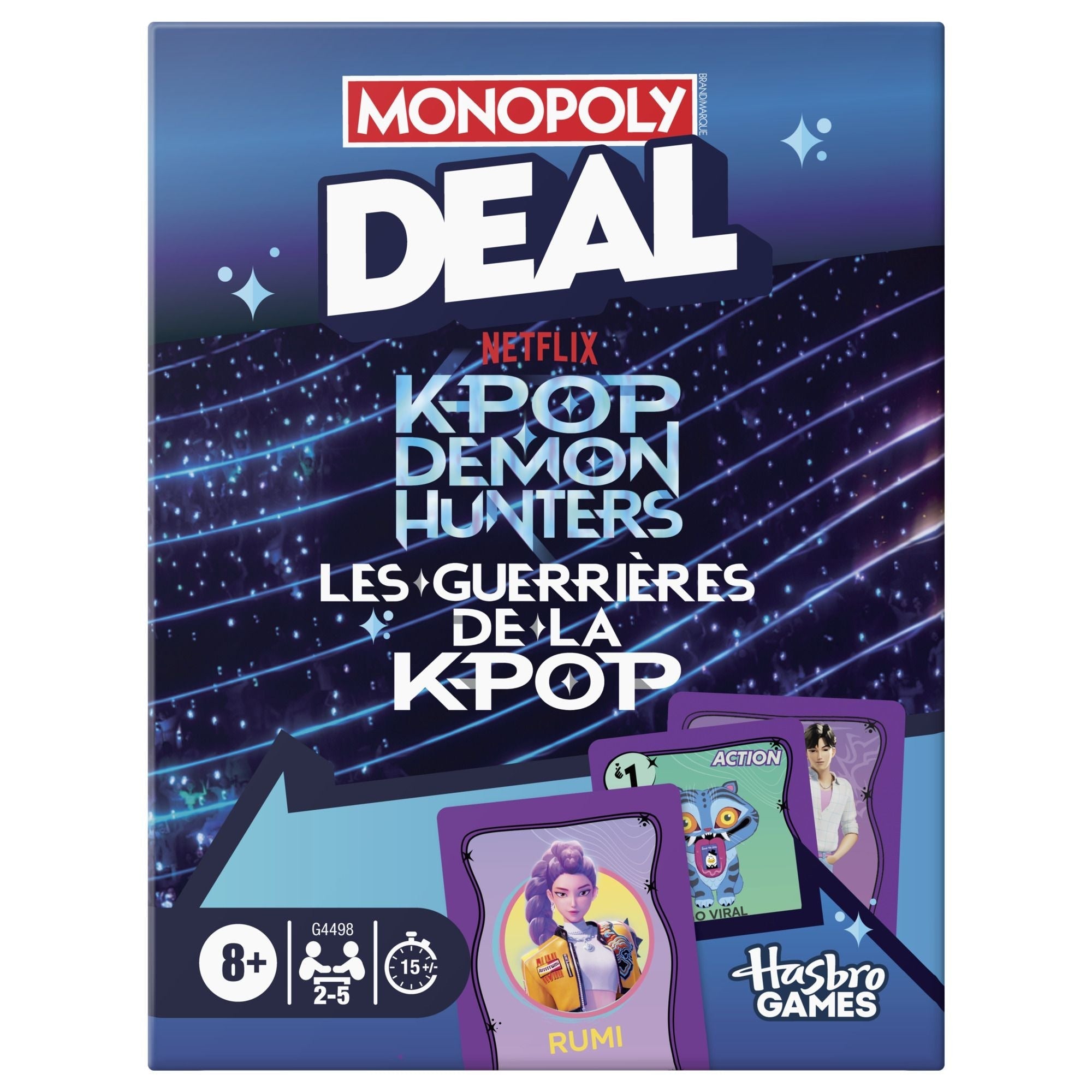 Monopoly Deal KPOP Dämonenjäger, zweisprachig