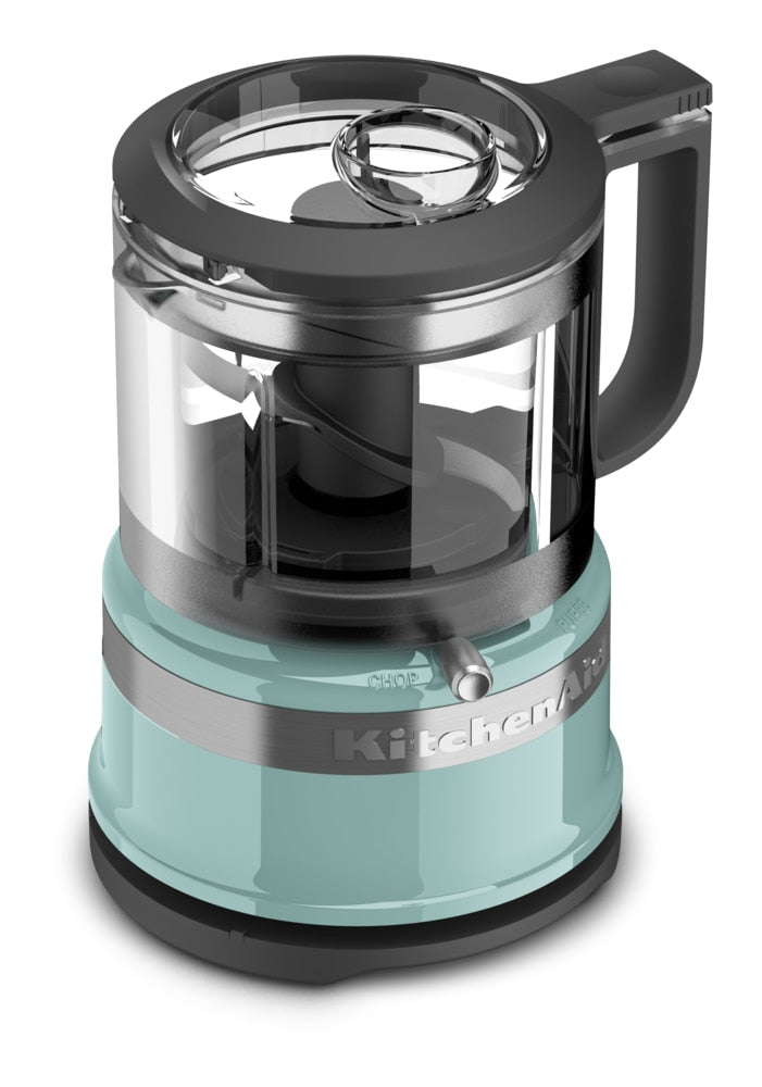 KitchenAid Kompakt 3,5 Tasse Lebensmittel Chopper / Mini Küchenmaschine mit Geschirrspüler sichere Teile, aqua Sky