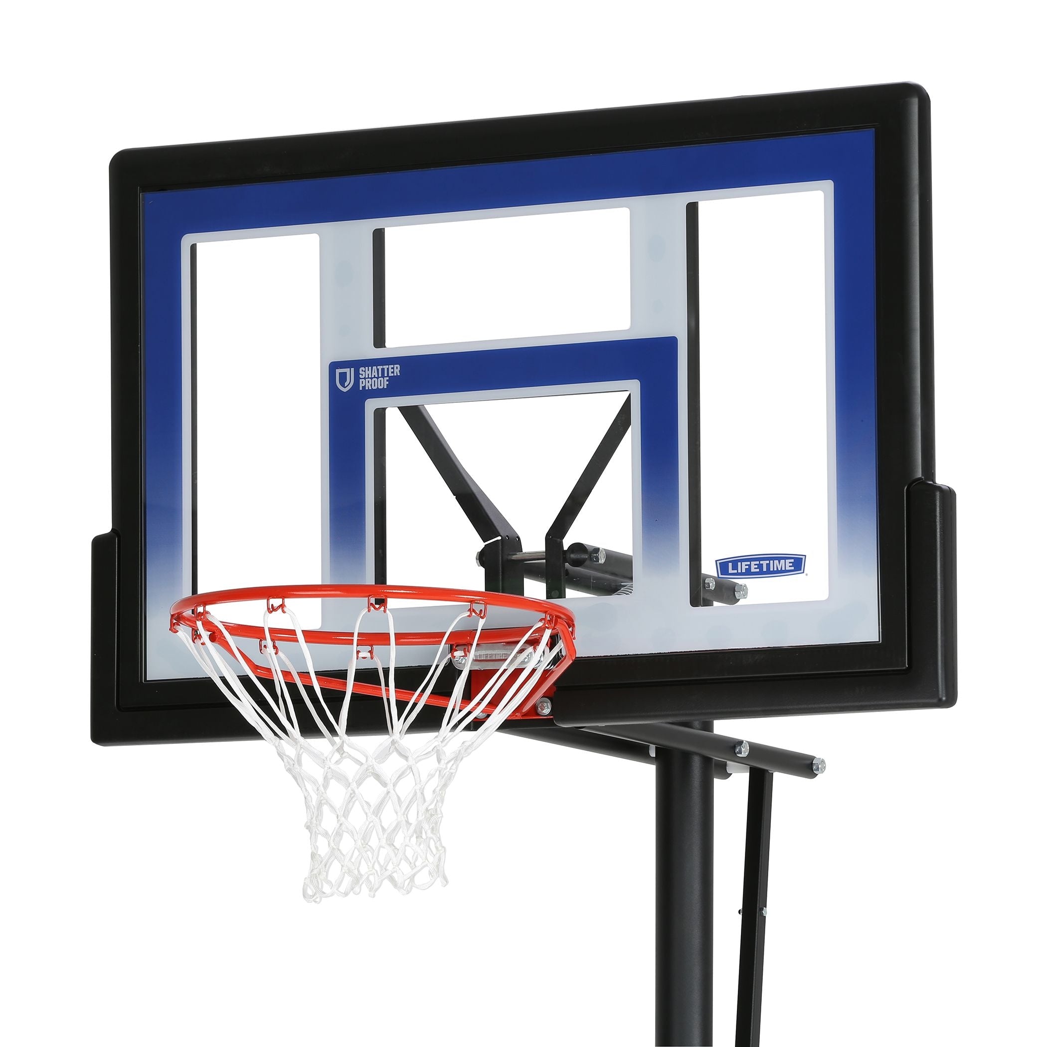 Lifetime tragbares verstellbares Basketball-Backboard, Reifen & Netzsystem, 48-in