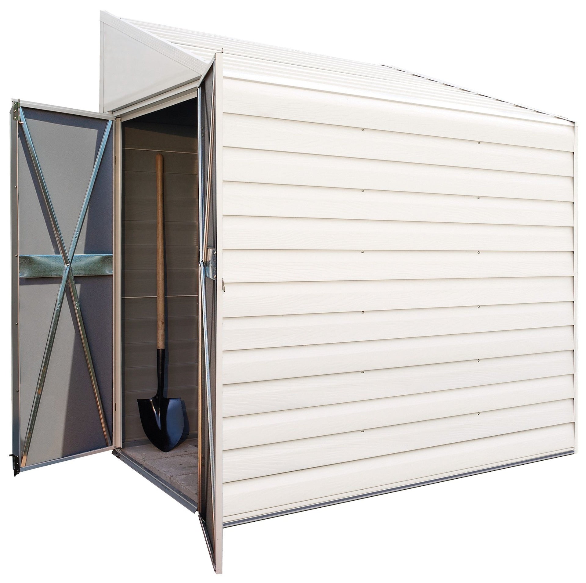Arrow Yardsaver elektroverzinkten Stahl Lagerhaus, 4-ft x 7-ft