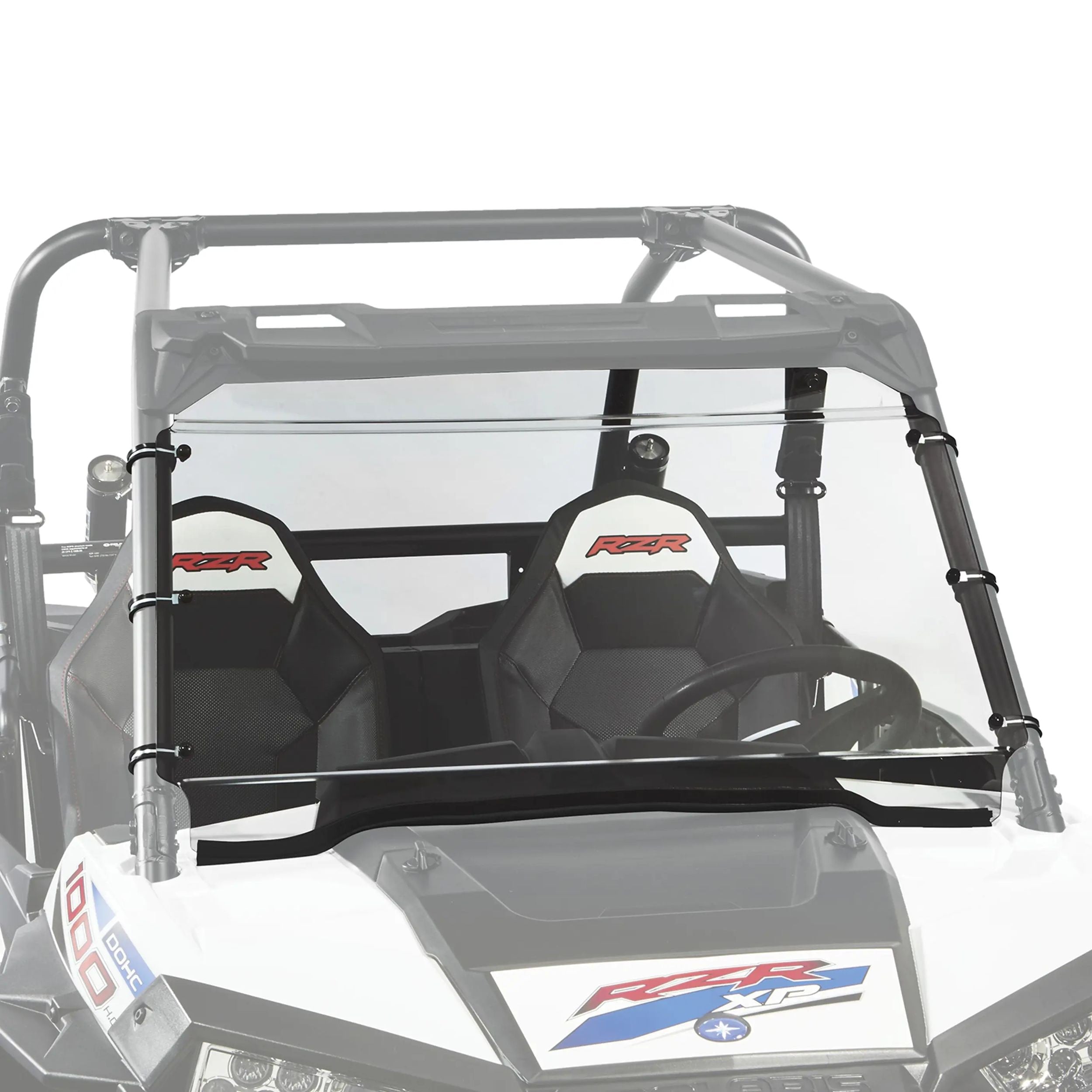 Kolpin Hart beschichtete, feste Windschutzscheibe für Polaris RZR 1000