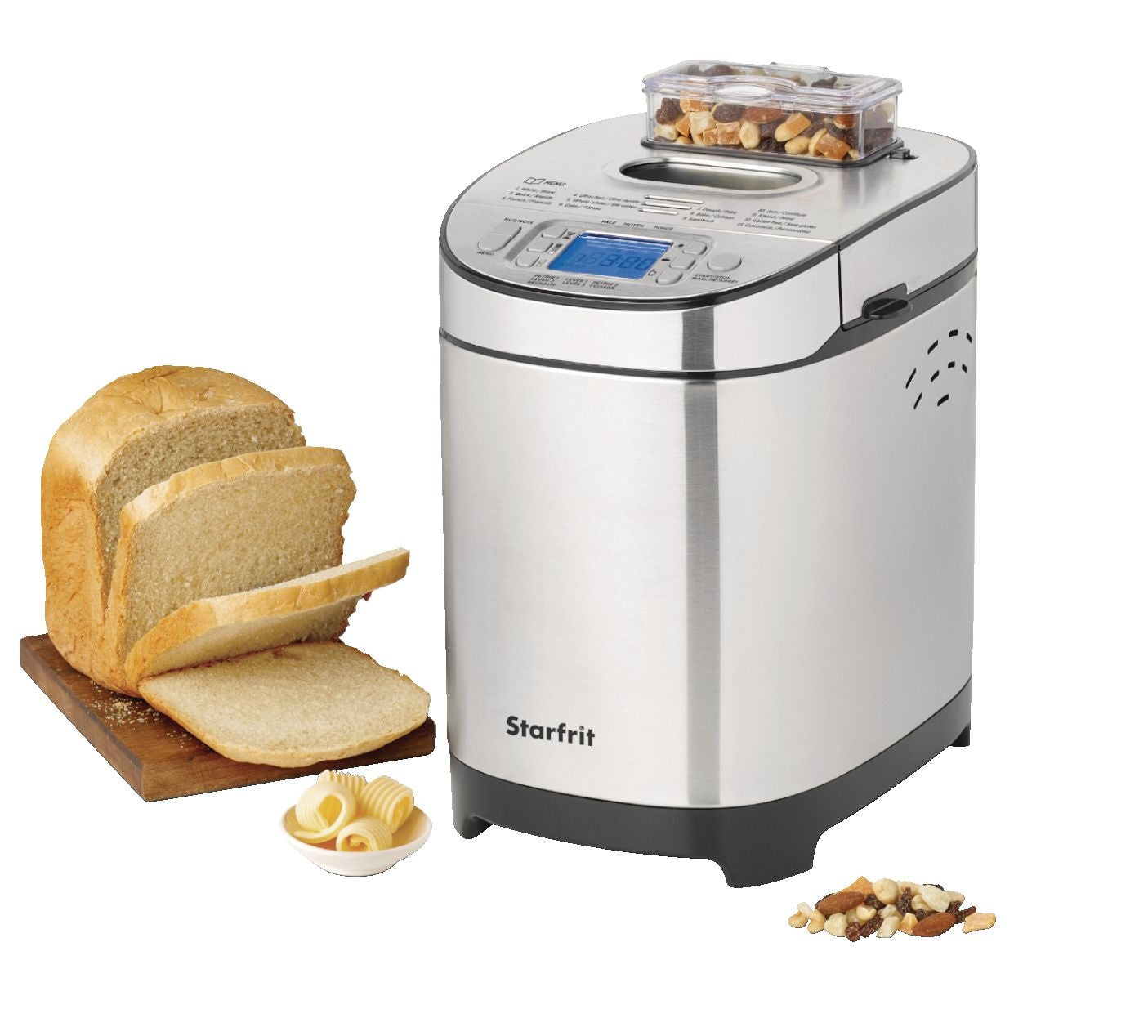 Starfrit Brotmacher für digitale Displays, Edelstahl, 2-lb