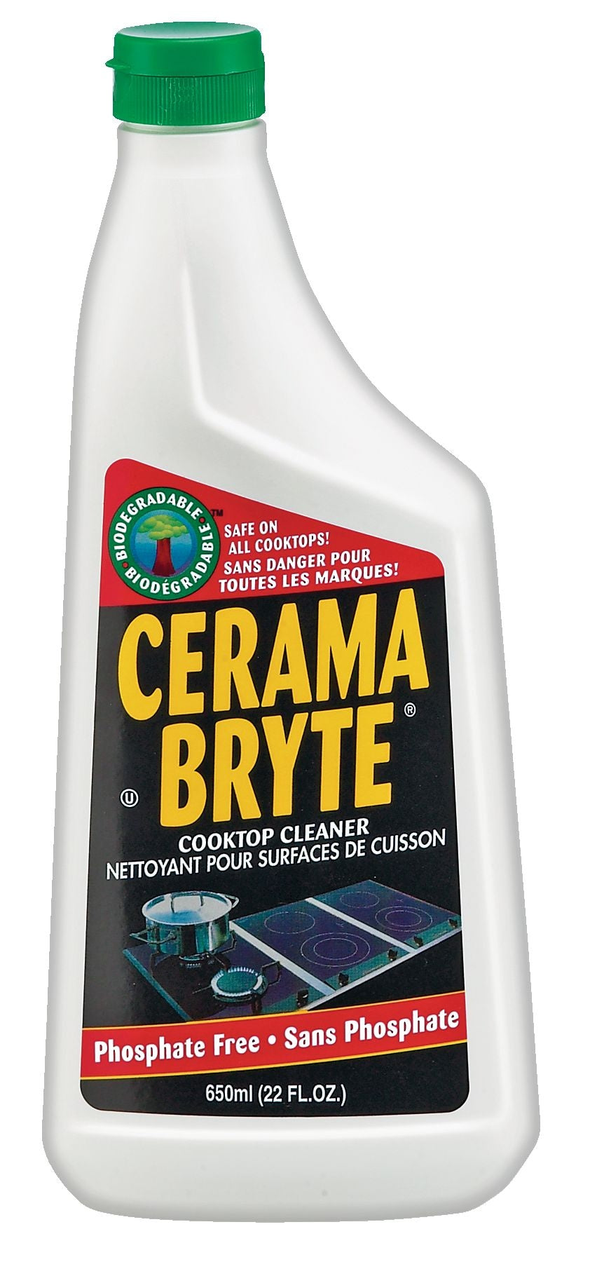 Cerama Bryte-Keramik-Kochfeldreiniger, biologisch abbaubar, 650 ml