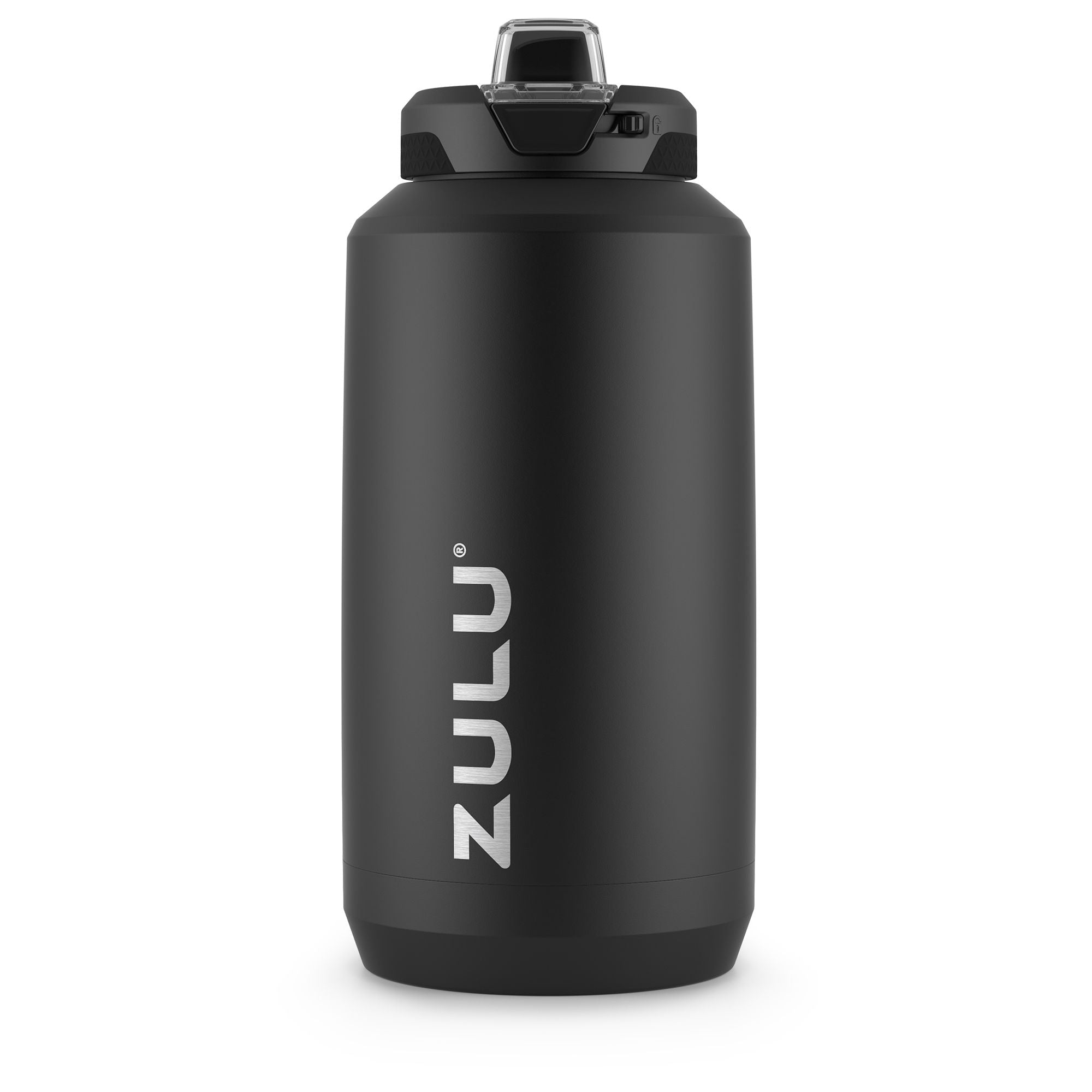 Zulu Ziele vakuumisolierte Edelstahlkanne, 32-oz, schwarz, mit einfachem Griff