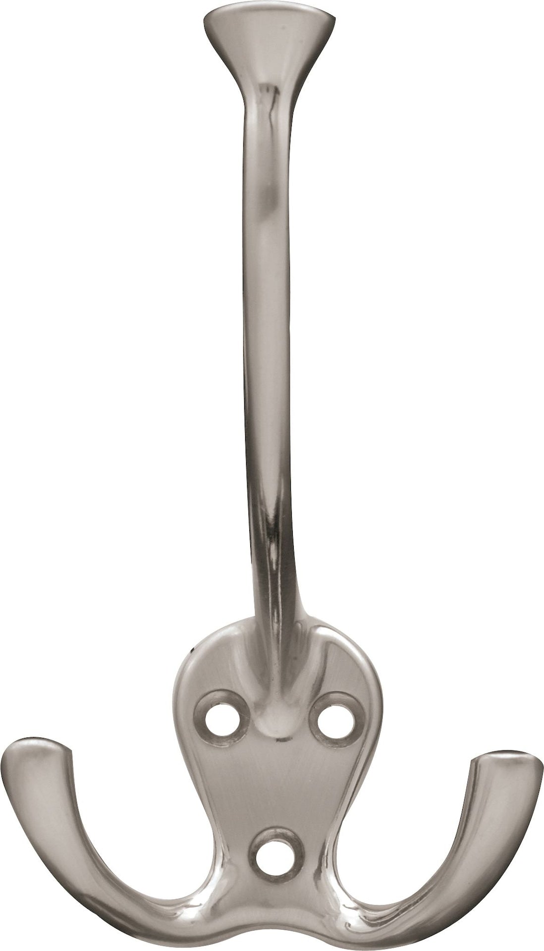 Peerless Trihaken aus nicht rostendem Stahl, Satin-Nickel, 3-ppk