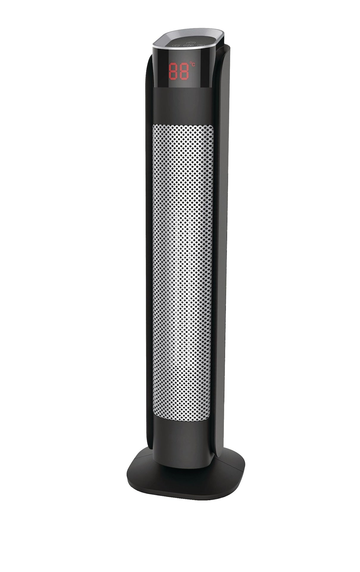 NOMA Schwingturmkeramikheizung mitFernsteuerung & Thermostat, 1500W, schwarz, 24-in