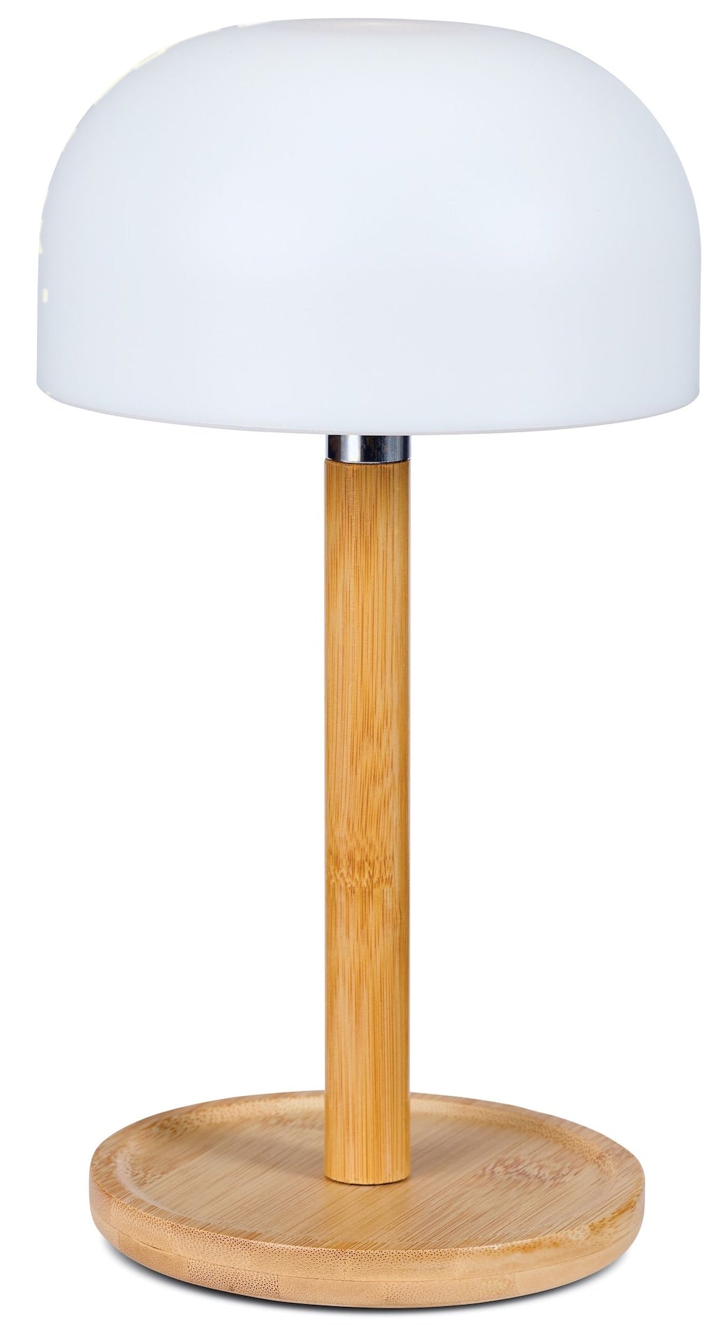 CANVAS Aufladbare Bambuspilzlampe für den Außenbereich, Mehrfarbmodi