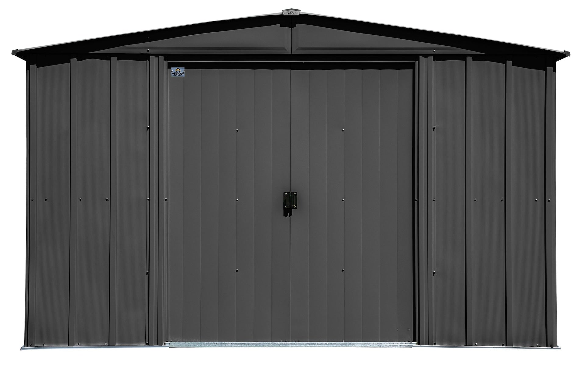 Arrow klassisches verzinktes Stahllagerhaus, Holzkohle, 10-ft x 12-ft
