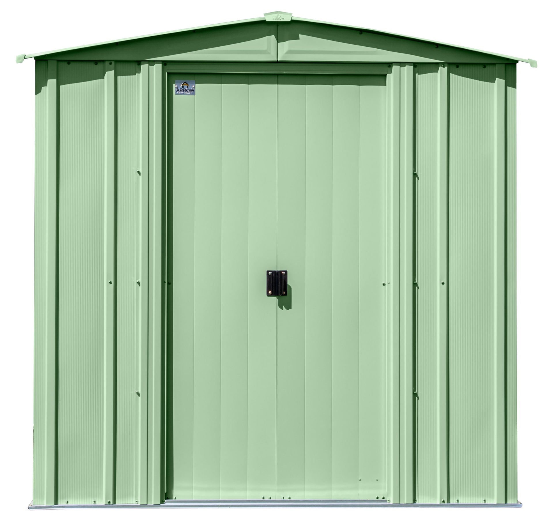 Arrow Klassisches Lagerhaus aus verzinktem Stahl, Salbeigrün, 6-ft x 5-ft