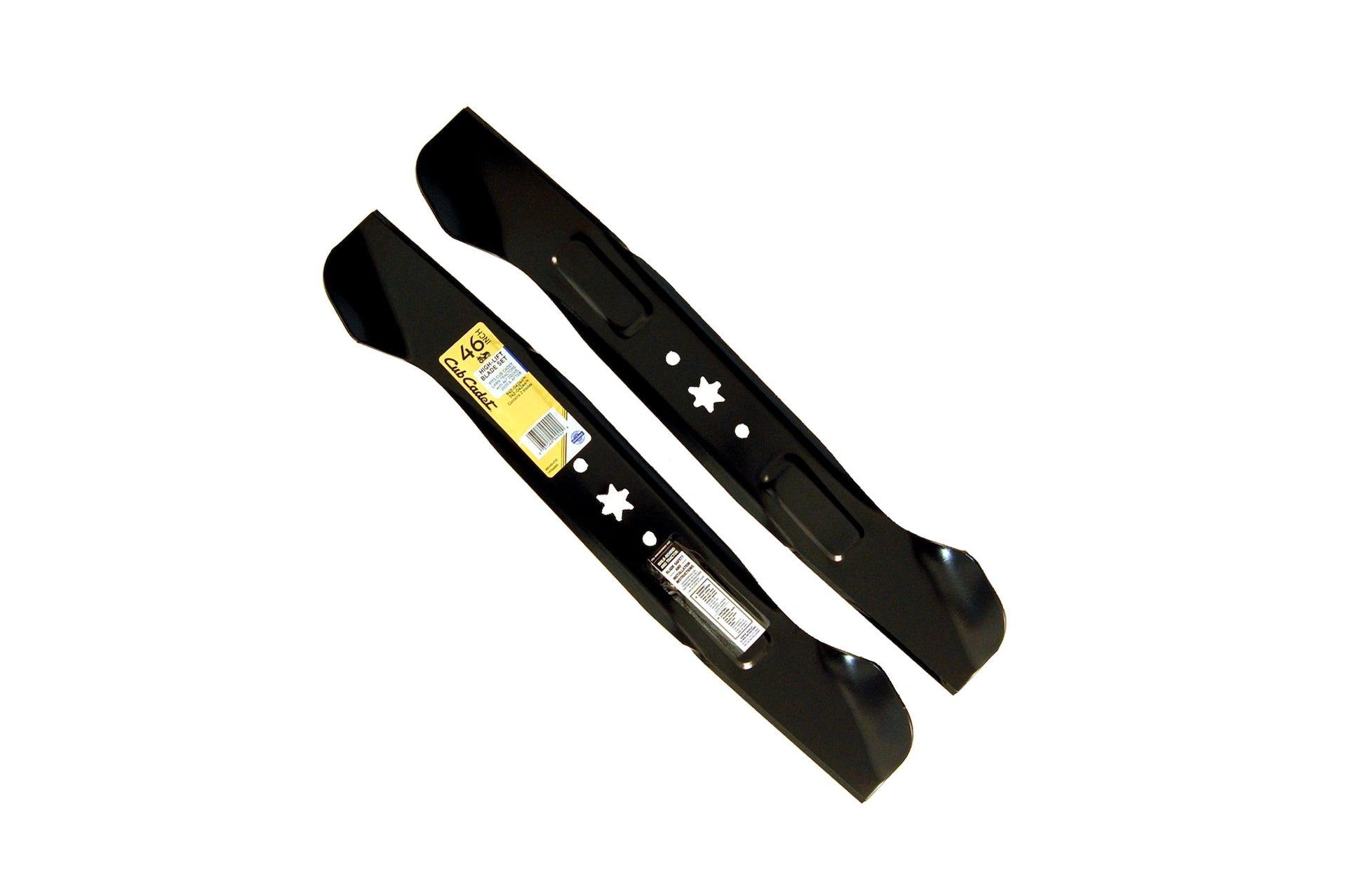 Cub Kadett NX-15 Reitmäher 2-in-1 High-Lift-Blade-Set, passt 2015 & After-Modelle, schwarz, 46-in, 2-pk