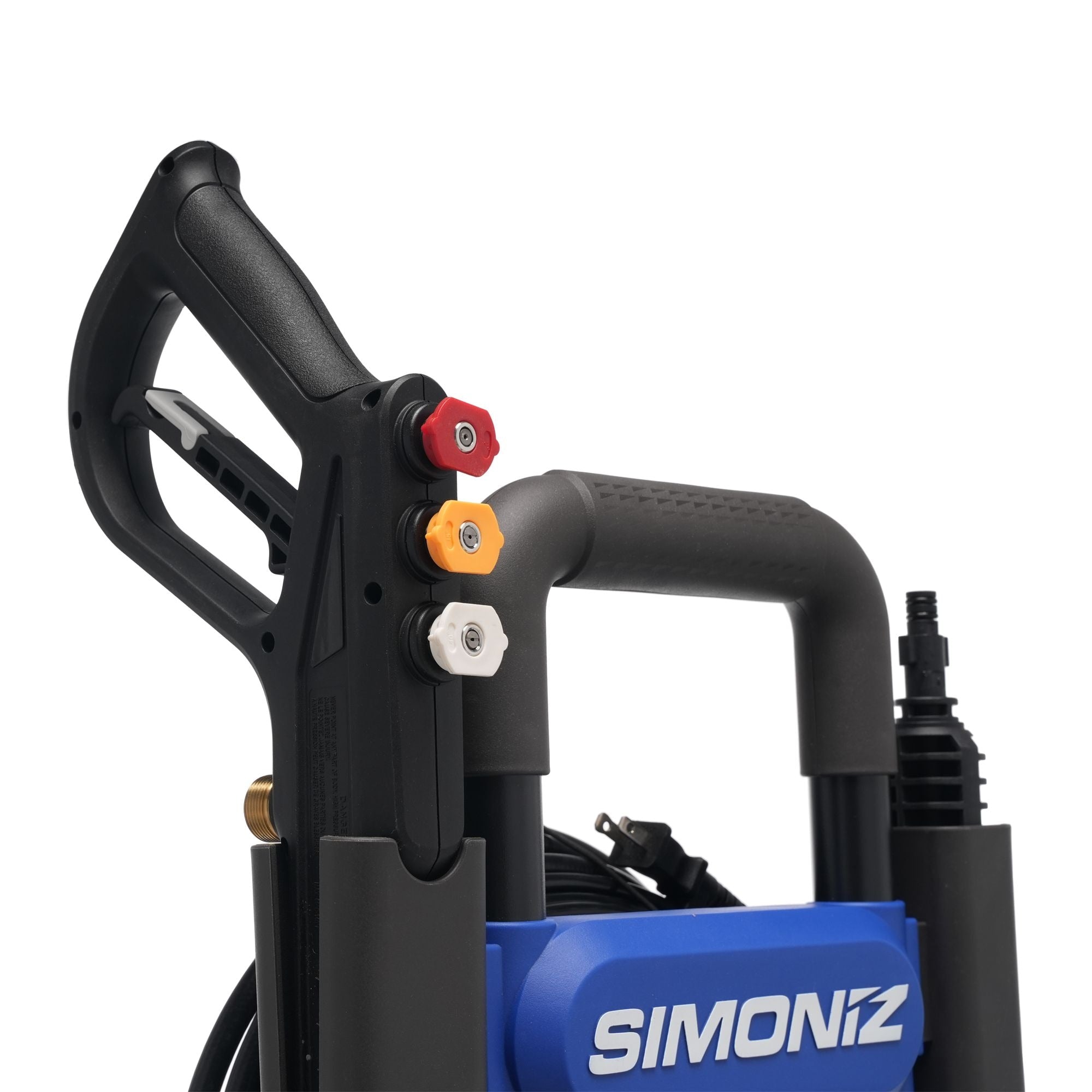 SIMONIZ 1800 PSI 1,75 GPM elektrische Leistungsdruckwaschmaschine mit klappbarem Griff