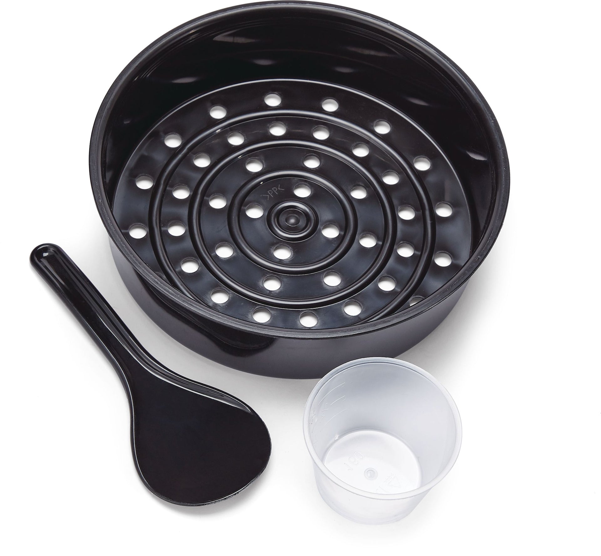 MASTER Chef One-Touch-Reiskocher & Dampfer, schwarz, 20 Tassen