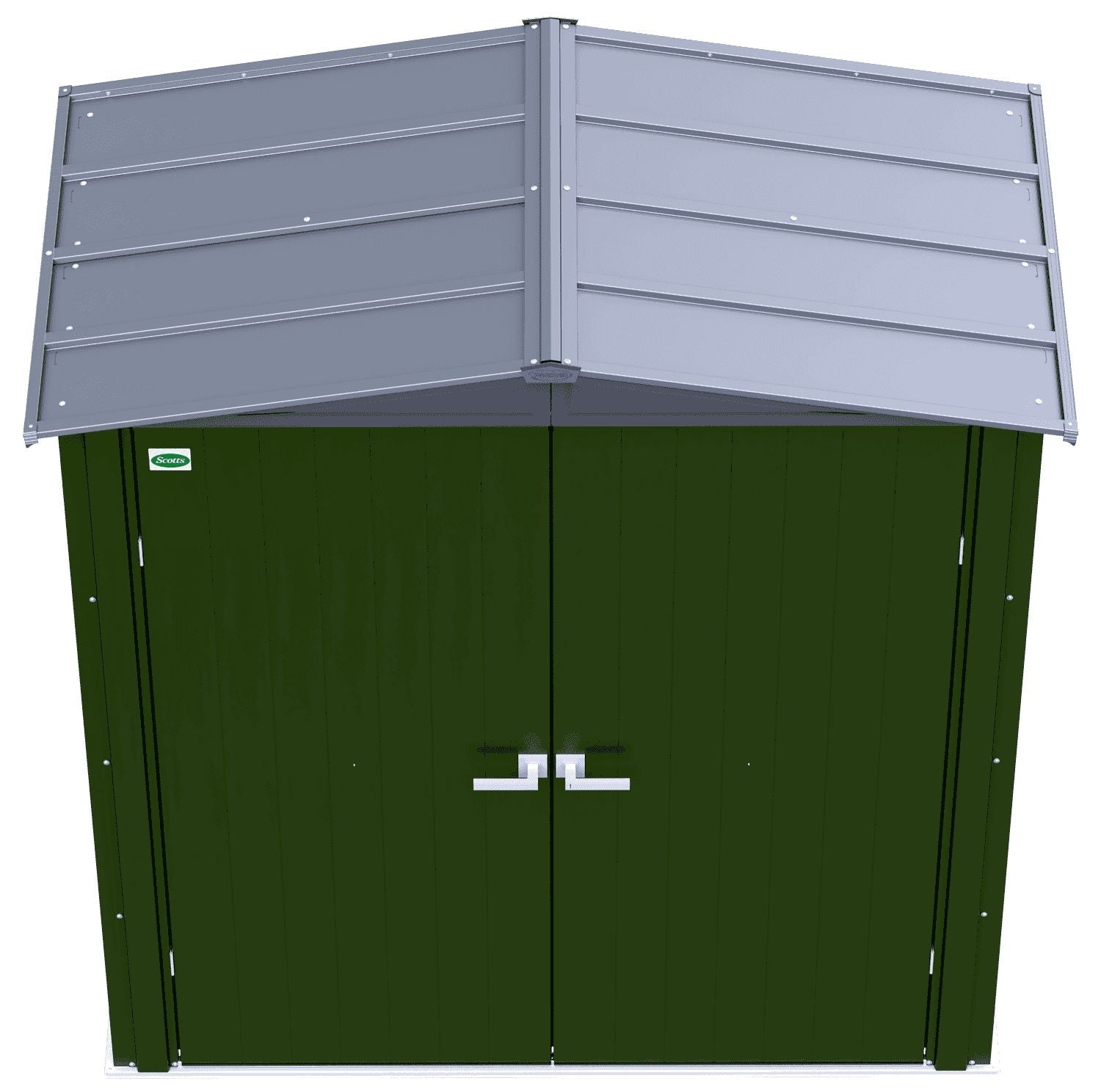 Scotts 6x3-ft korrosionsbeständiger Gartenlagerschrank