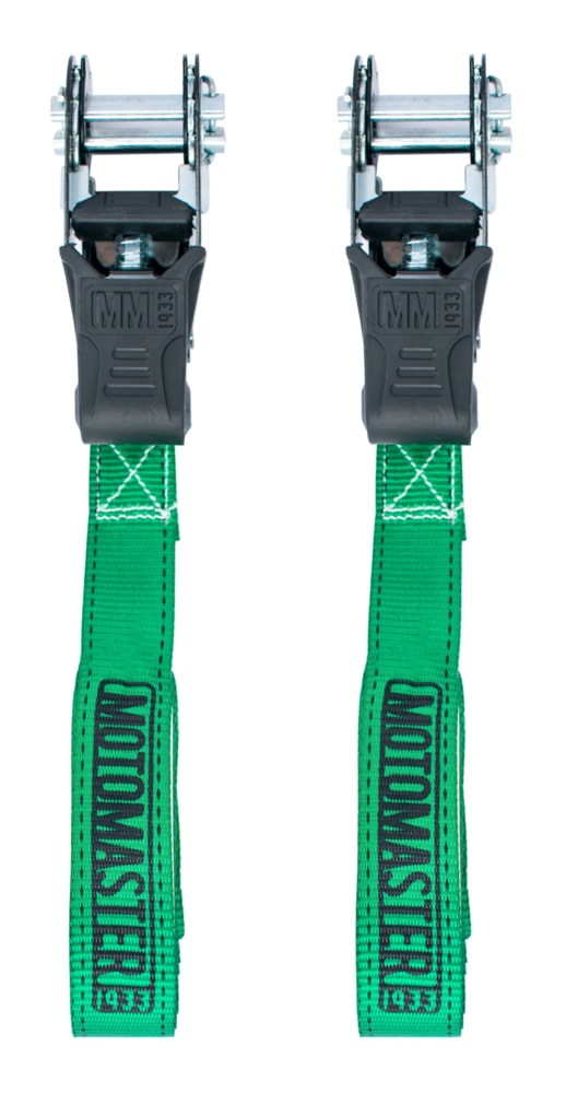 MotoMaster 1.500-lb gepolsterte Ratschenbindebänder, wetterfest, 1-in x 6-ft, 2-pk