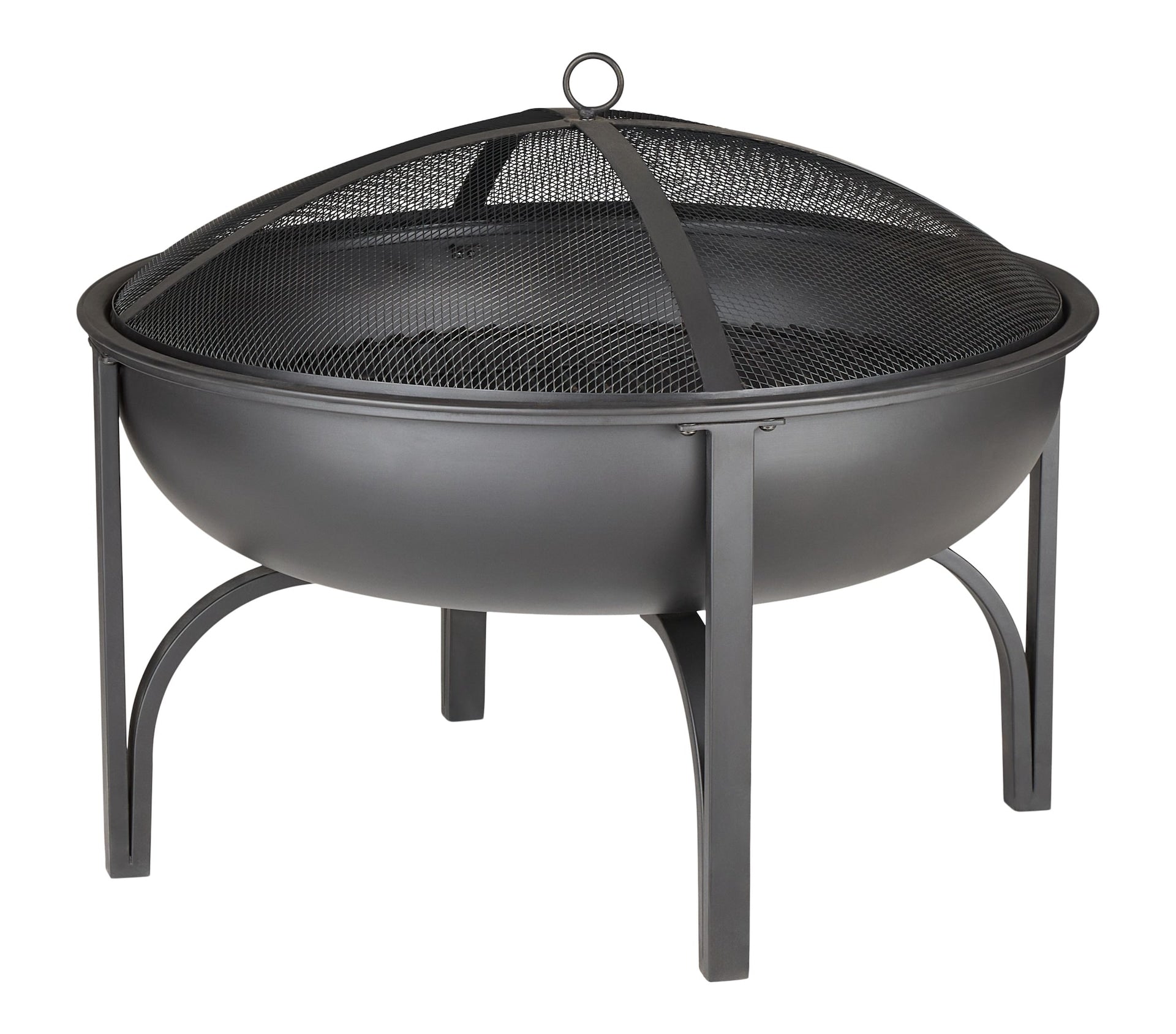 CANVAS Blairmore Outdoor Holz brennende Feuerstelle, 29-in, schwarz