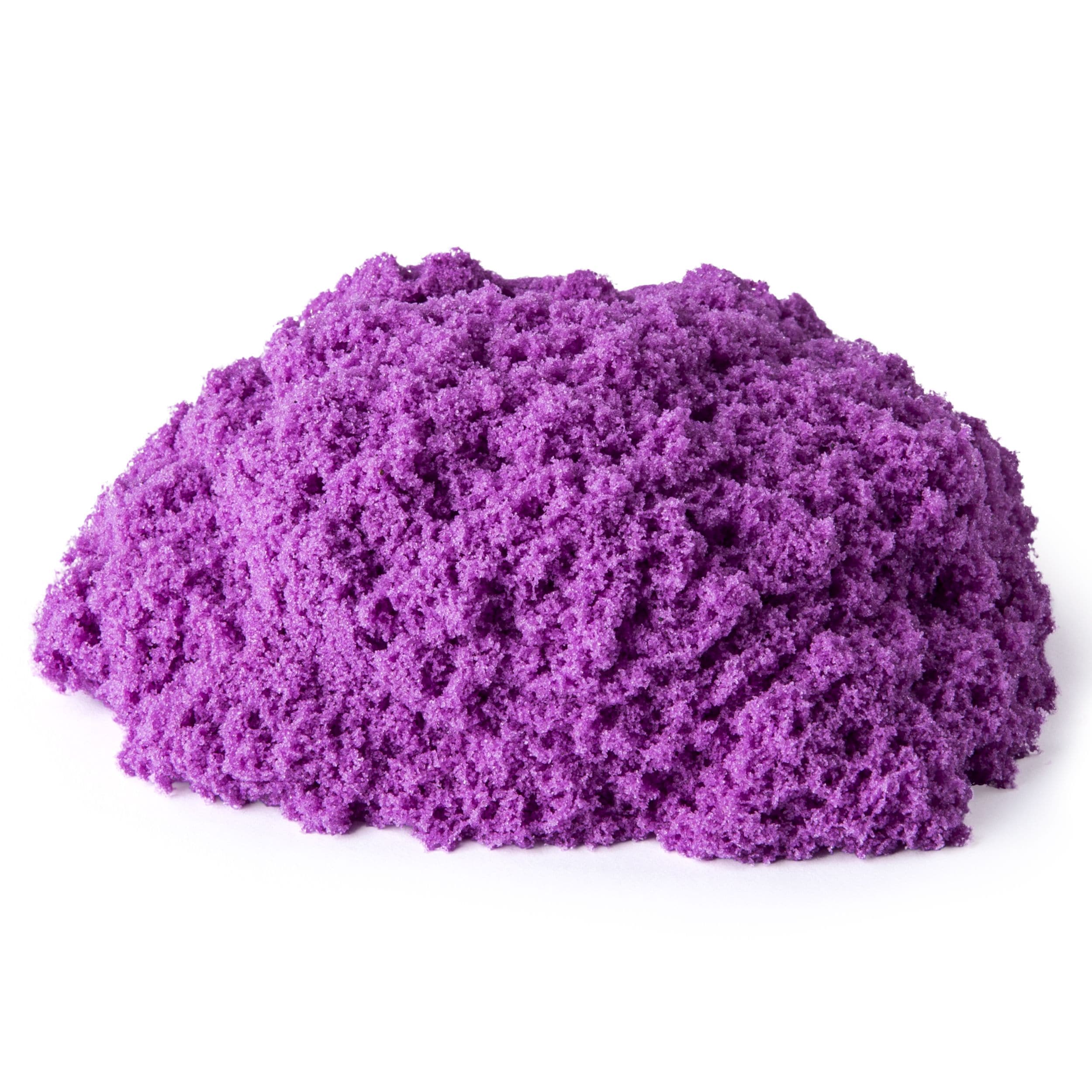 Kinetic Sand Kinder formbare Spiel Sand & Burg Container, 4,5 Unzen, verschiedene Farben, Alter 3+