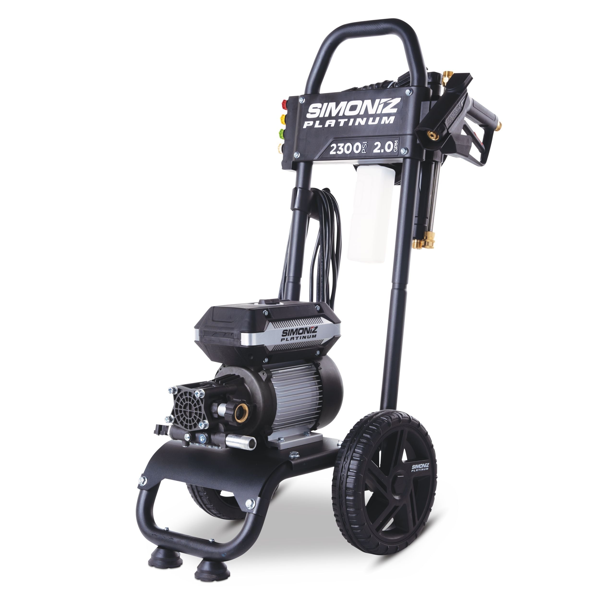 SIMONIZ Platin 2300 PSI 2,0 GPM bürstenlose elektrische Druckwaschmaschine mit Schaumstrahleraufsatz