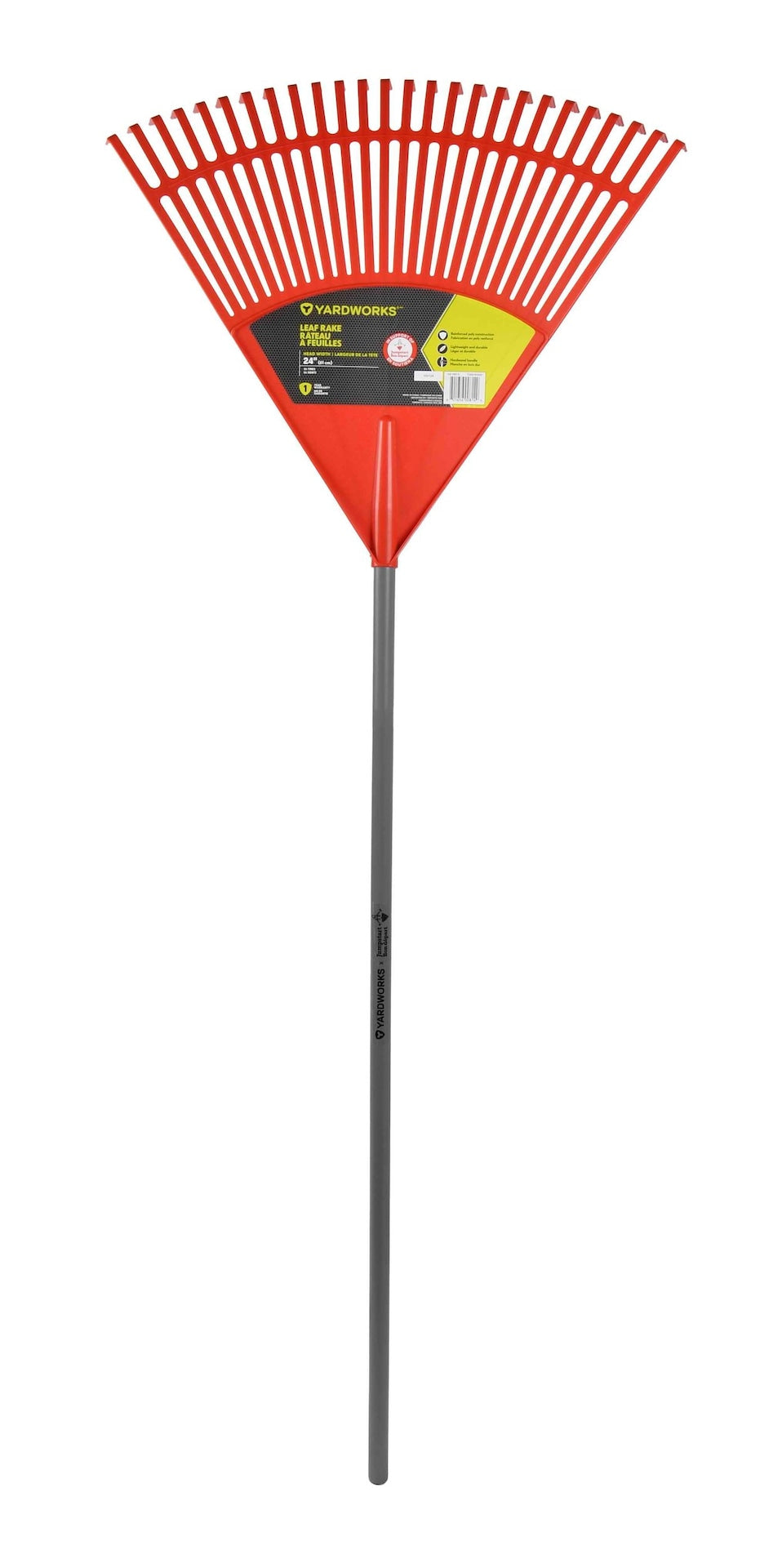 Yardworks Jumpstart-Rake, leicht, 24-in