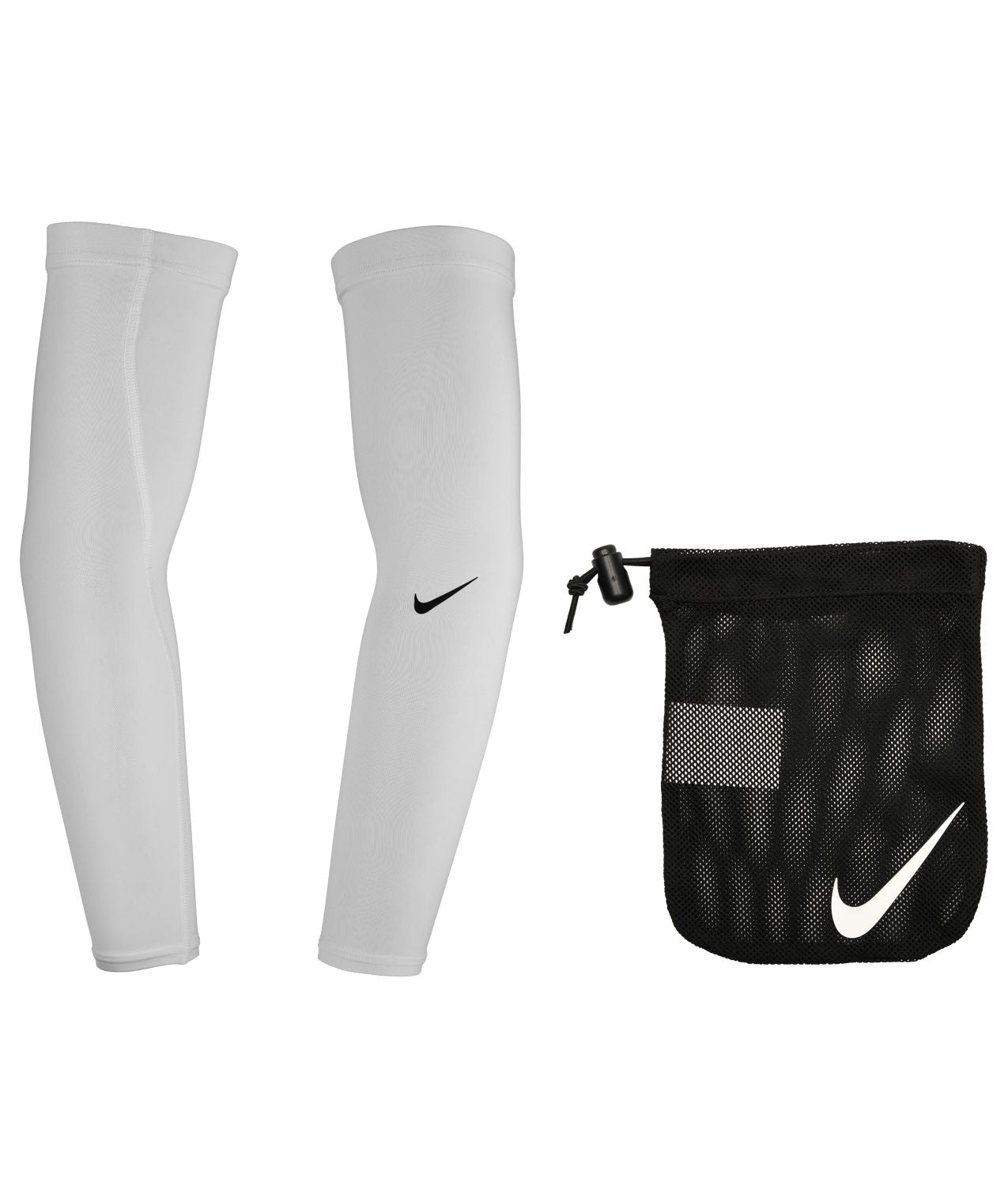 Nike UV 2.0 Golfhülse mit Drifit, weiß/schwarz, mittel/groß