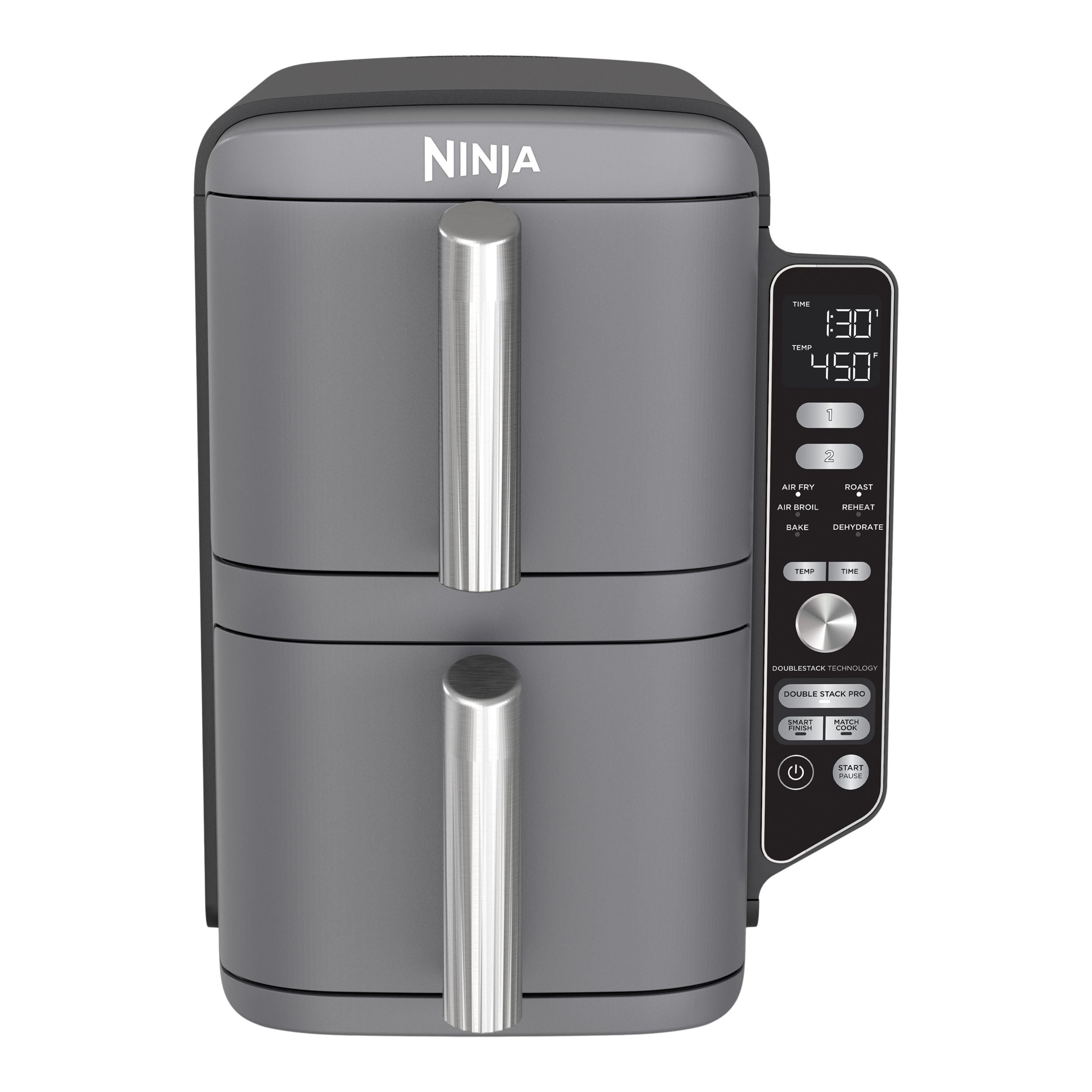 Ninja Doublestack XL Multi-Rack-Luftfritteuse mit 2 Körben & 6 Funktionen, 10-qt