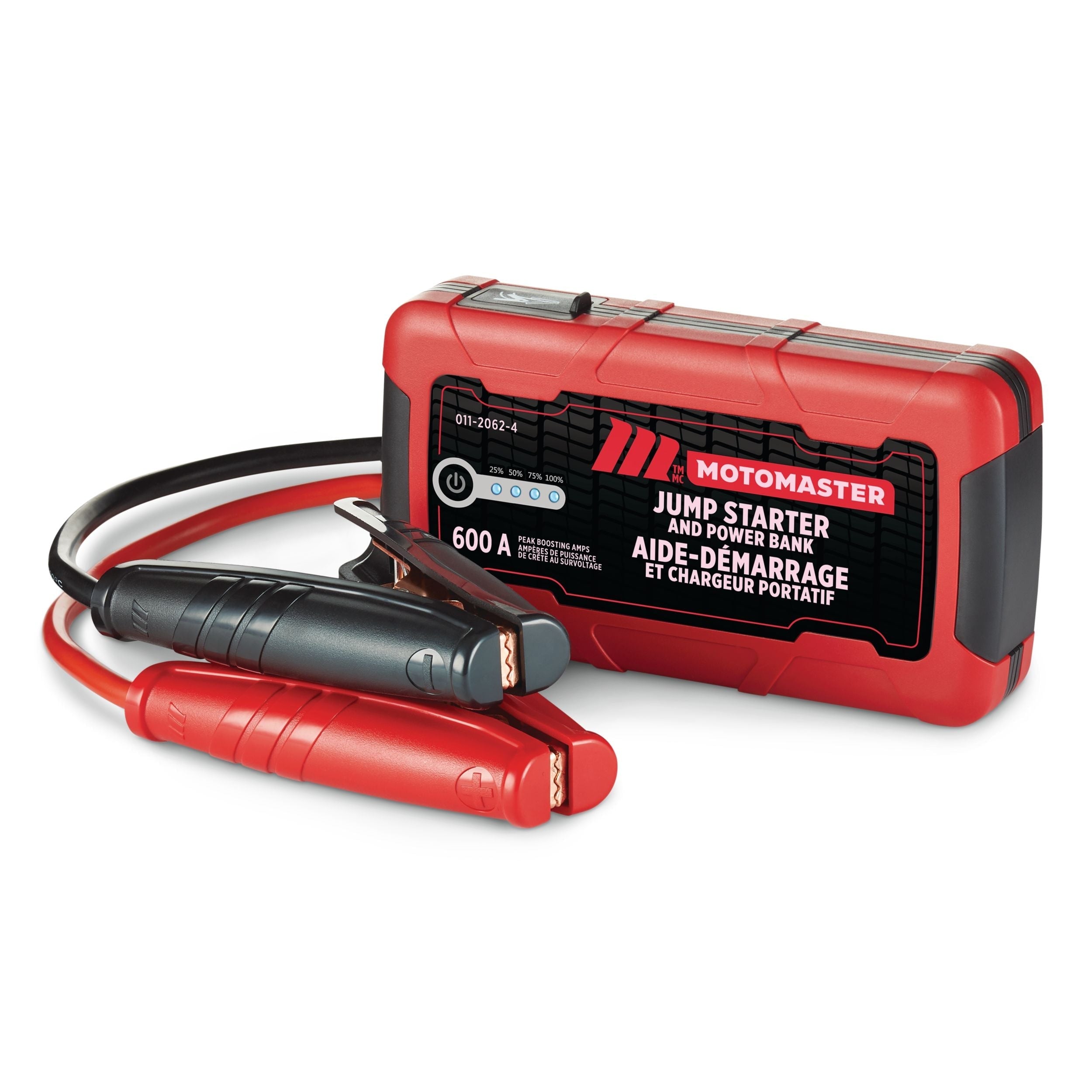MotoMaster Booster Pack / Jump Starter & USB Power Bank, Lithium-Ionen, 600 Ampere, 12 V
