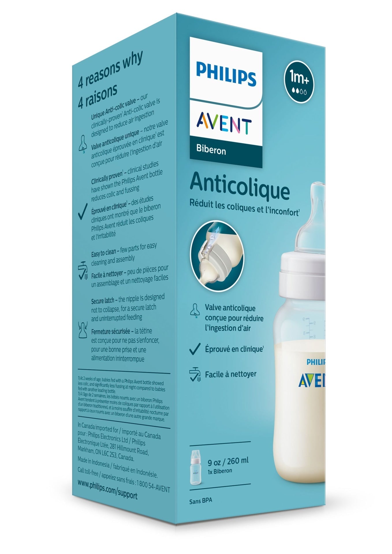 Philips Avent SCY103/01 anti-colic Babyflasche, 9-oz