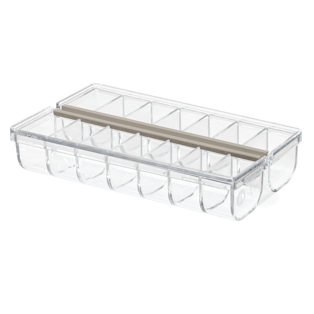 iDesign der Home Edit 14-Fachpille Organizer mit Etiketten