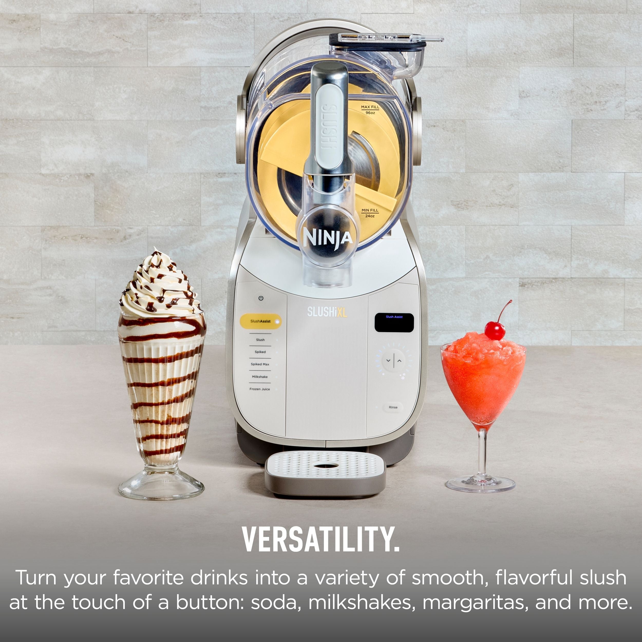 Ninja slushi XL slushie Maschine mit slushassist Technologie, Crema, FS601CBR