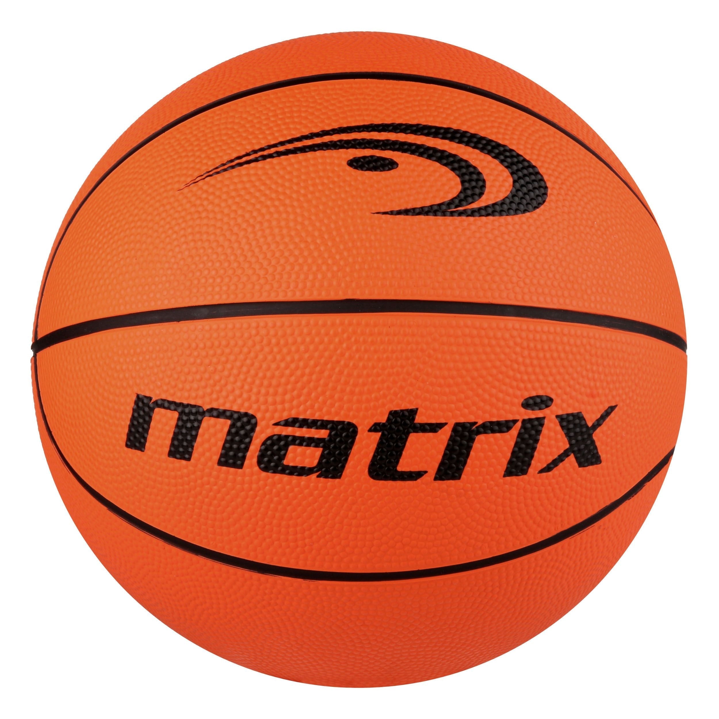 Matrix Kleiner Gummibasketball für Kinder, Größe 3 (22,5-in)