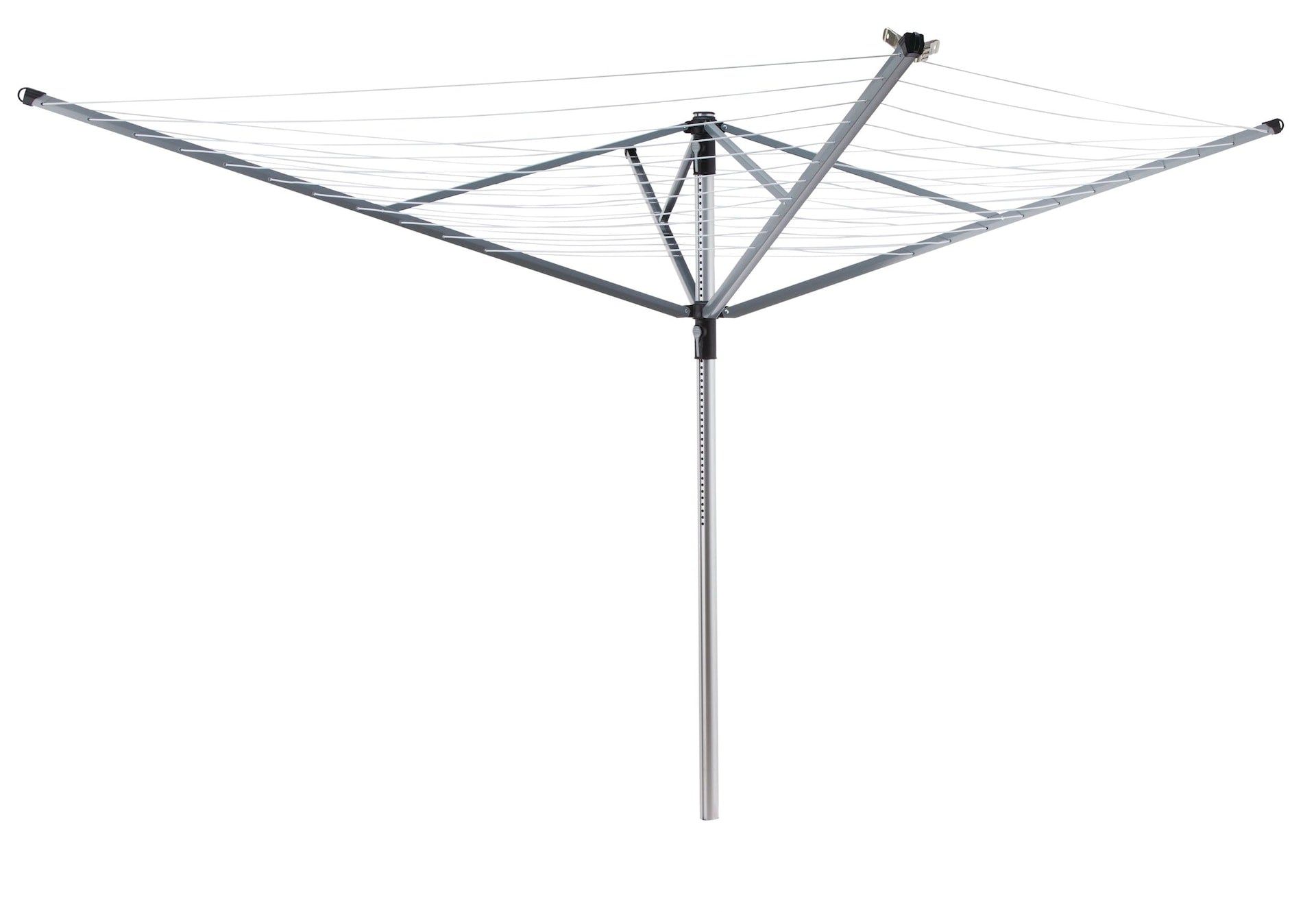 Outdoor Sonnenschirm Kleidertrockner, grau, 60-m