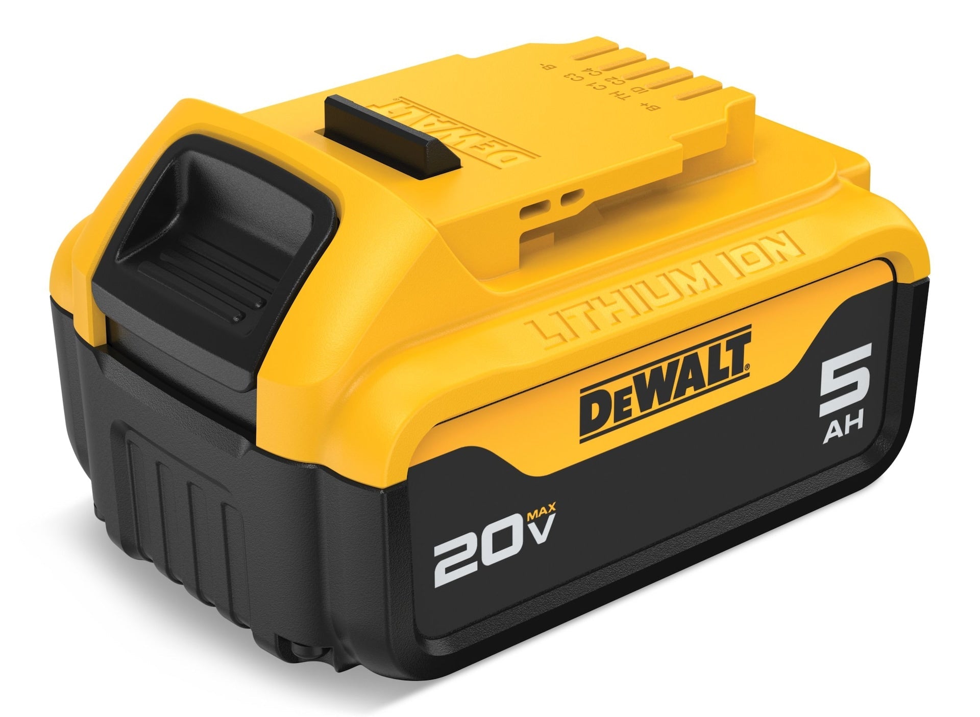 DEWALT DCB205 20V MAX Lithium-Ionen 5.0Ah Premium-Batterie mit LED-Kraftstoffanzeige