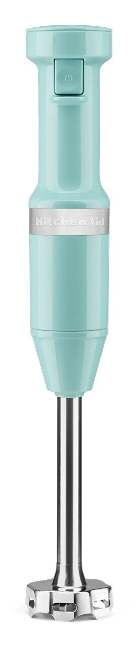KitchenAid Variable Geschwindigkeit geschnürter Handmixer mit Mischglas, aqua sky