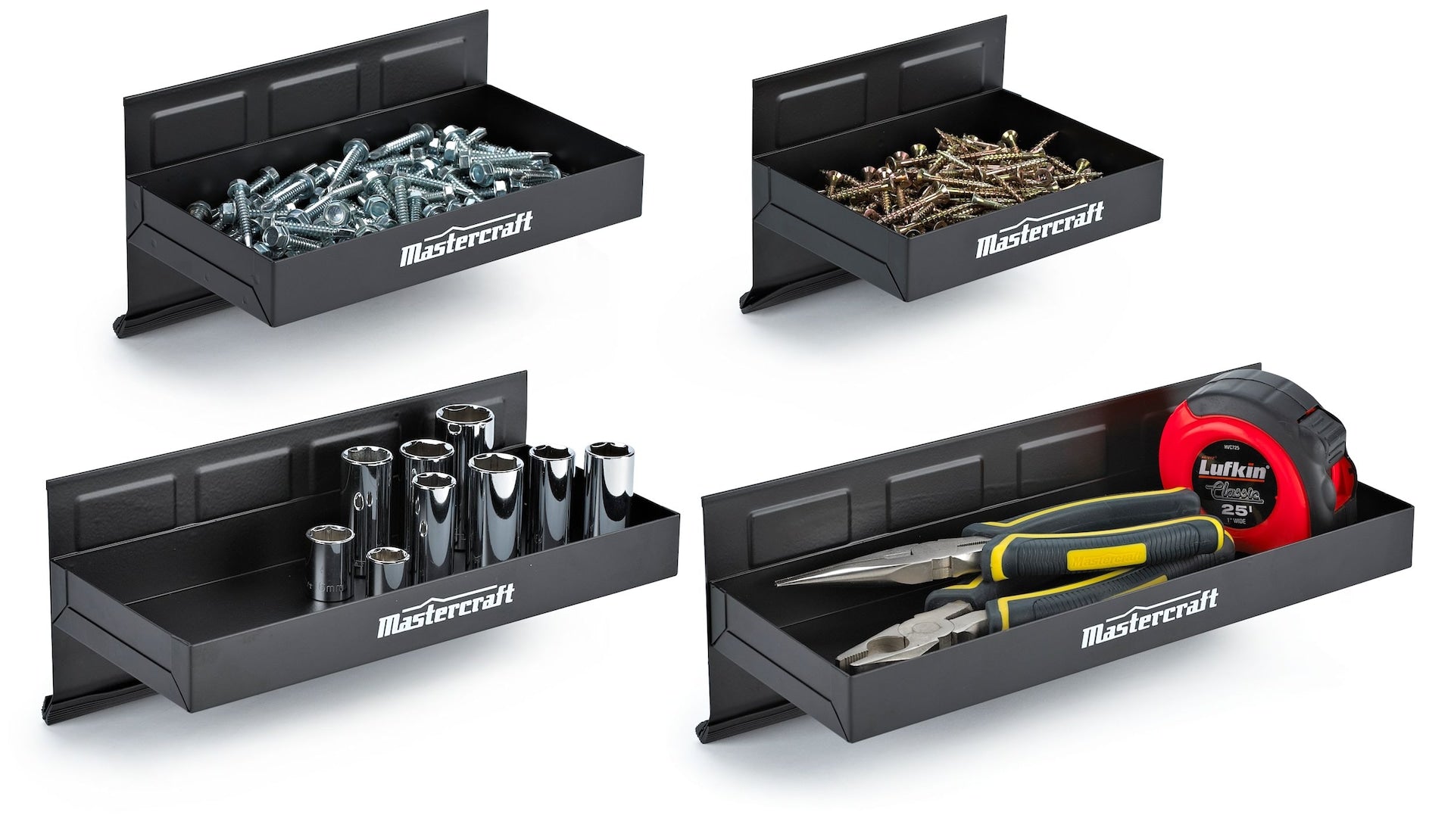 Mastercraft Magnetschalen in 4-Größen, 4-pk