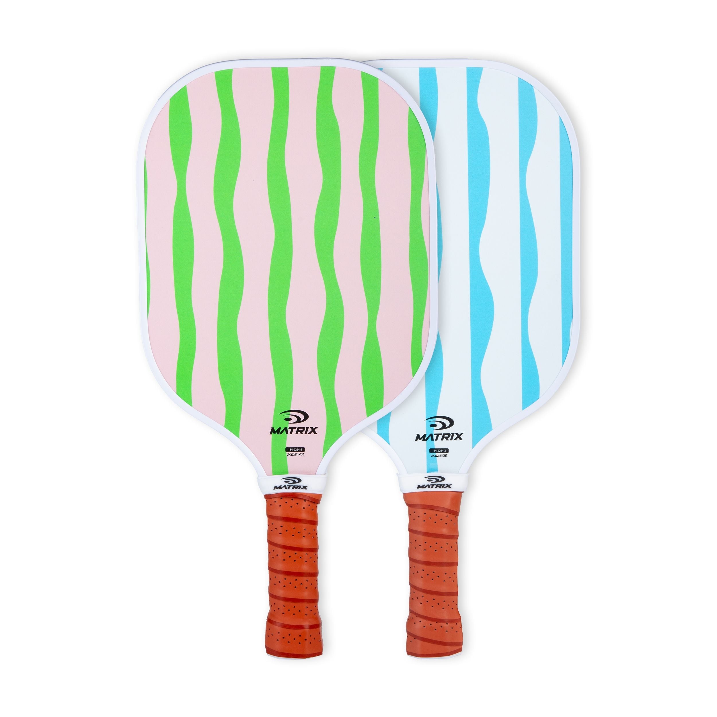 Matrix Pickleball-Starter-Set, enthält 2 Paddel & 3 Bälle, USAPA zugelassen, mehrfarbig