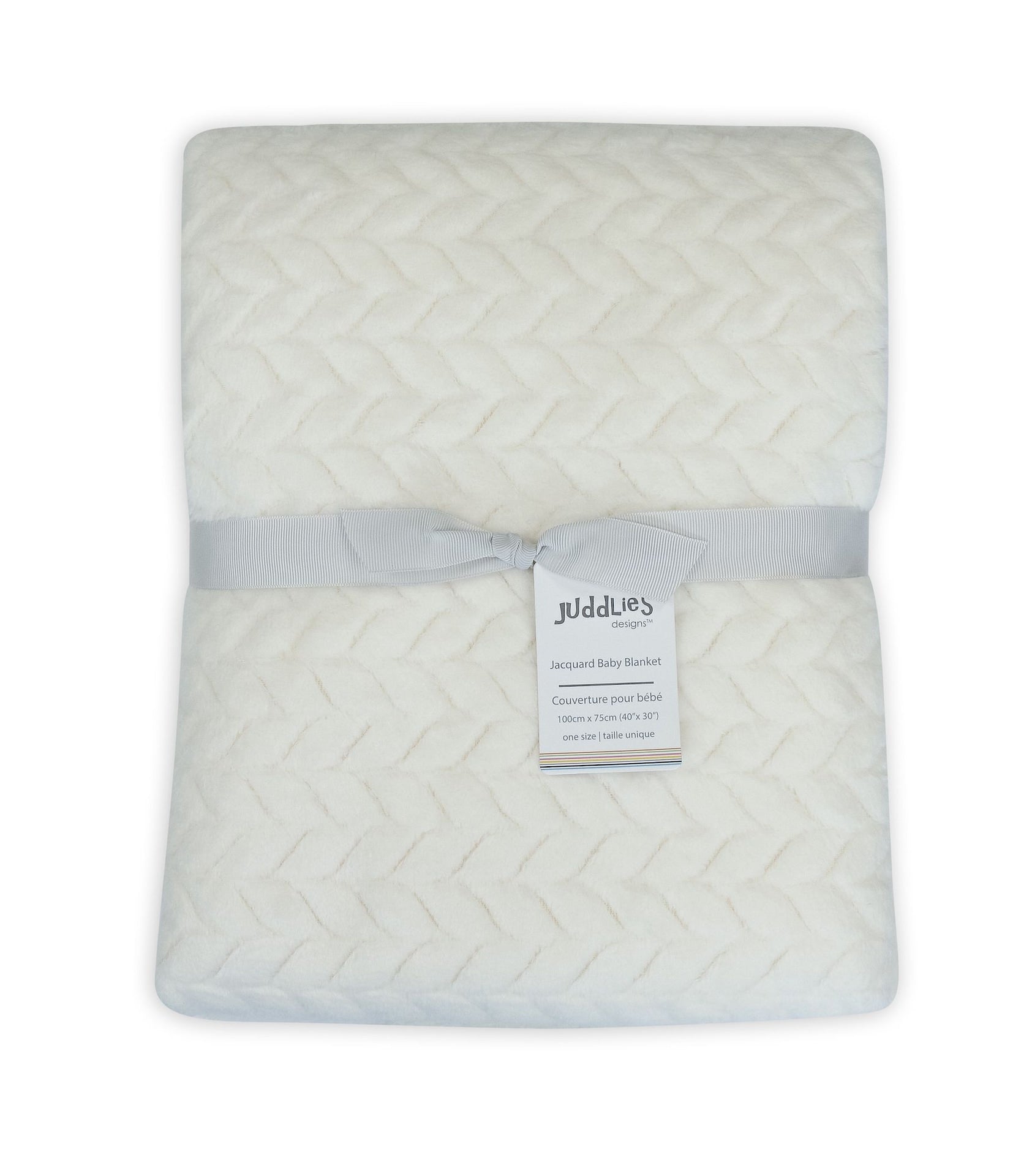 Jacquard Flanell-Babydecke