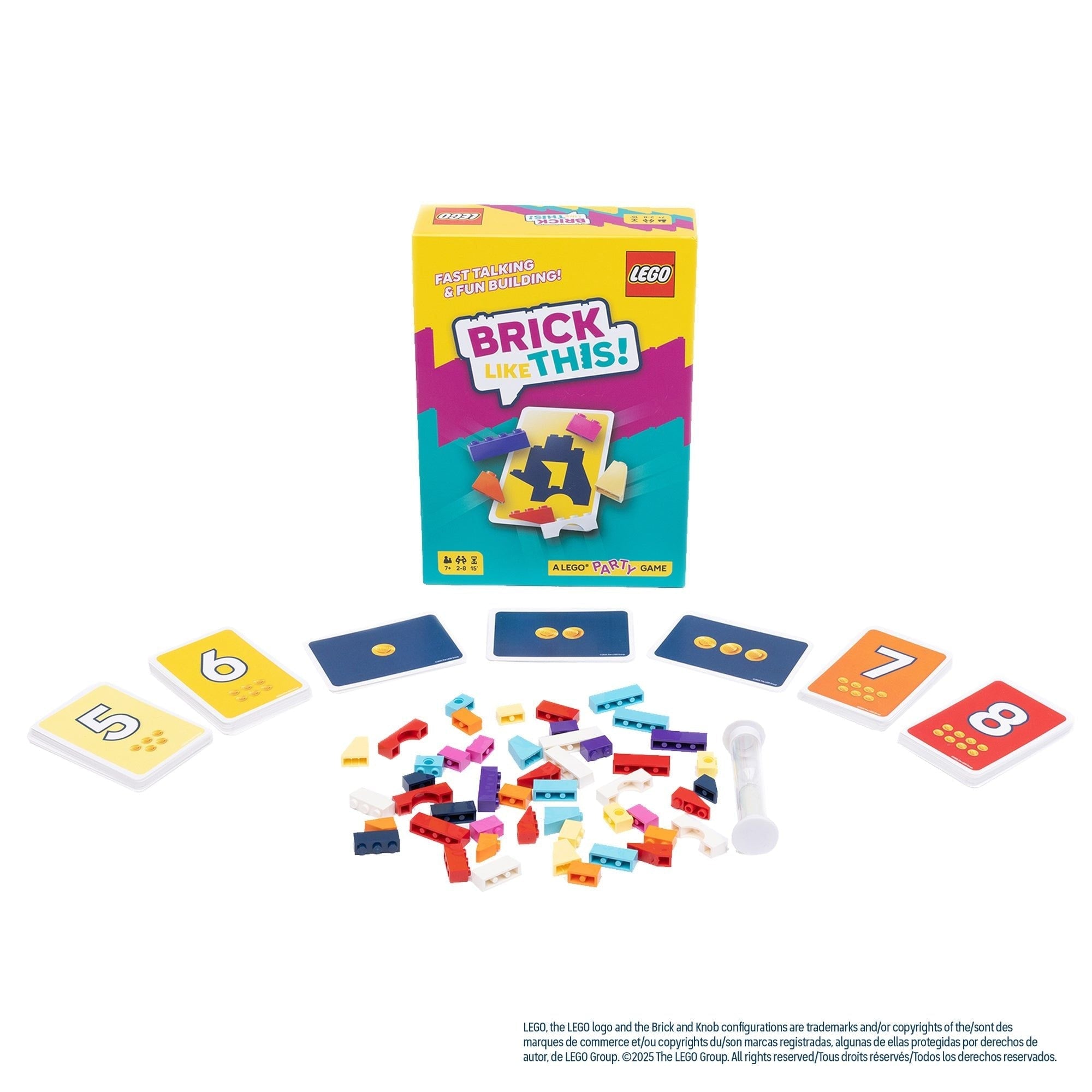 LEGO Ziegel wie dieses 2-8-Spieler-Kartenspiel für Alter von 7+
