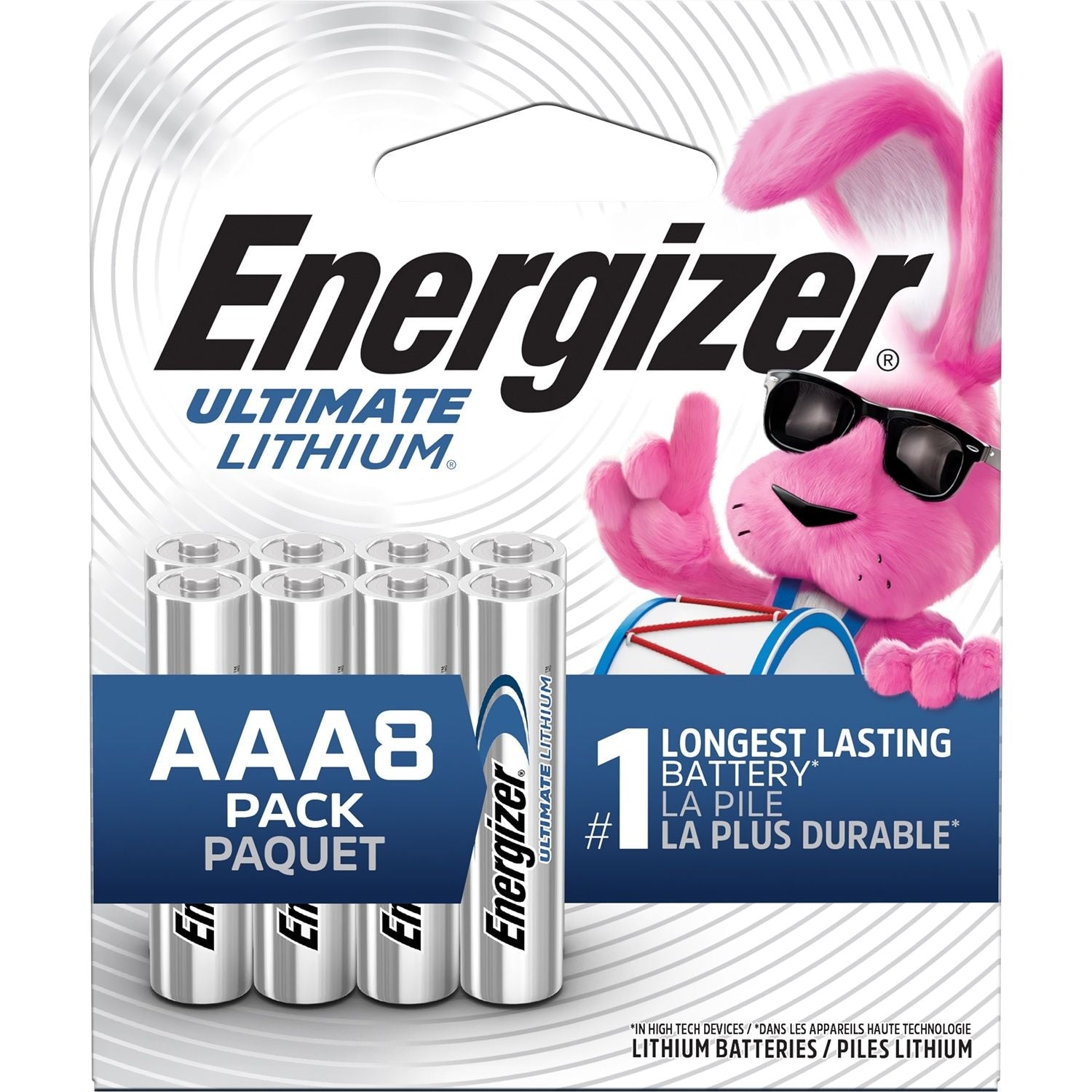 Energizer ultimative Lithium-AAA-Batterien, 8-pk